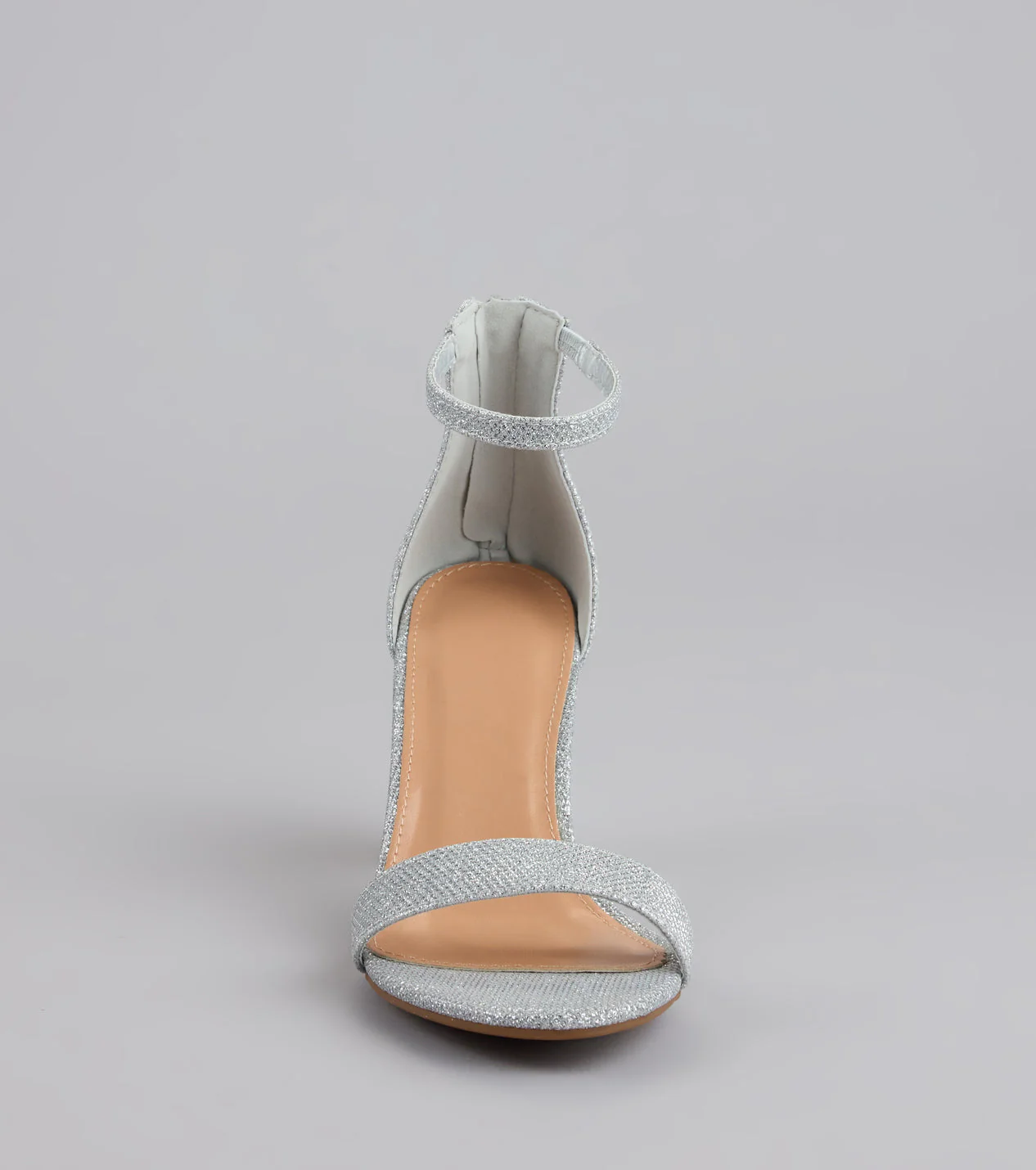 Cue The Compliments Glitter Block Heels - luluinthesky