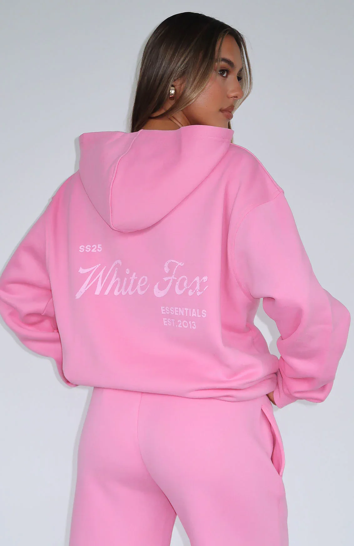 The Good Life Back Graphic Oversized Hoodie Pink - luluinthesky