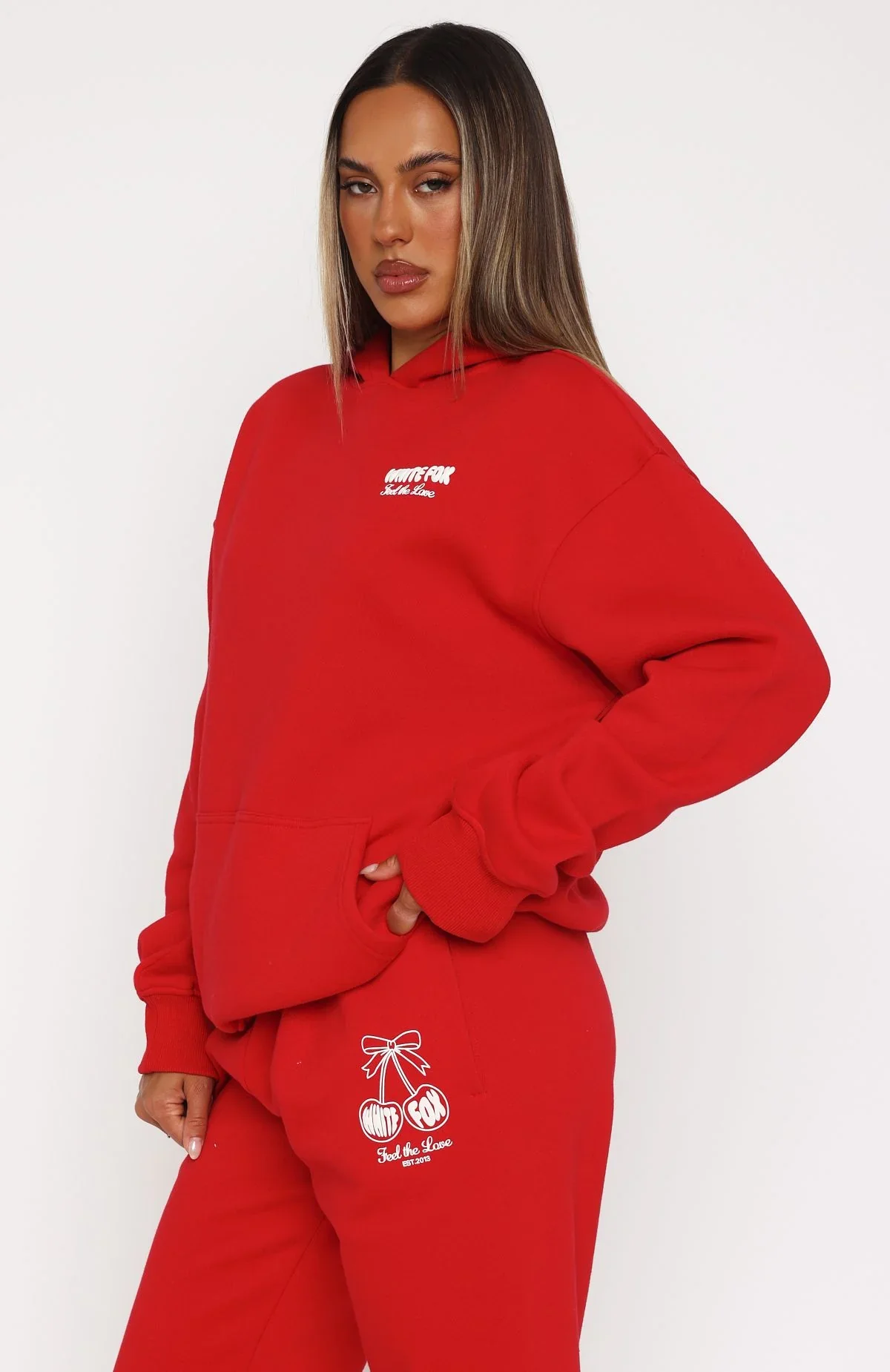 Love Of My Life Oversized Hoodie Red - luluinthesky