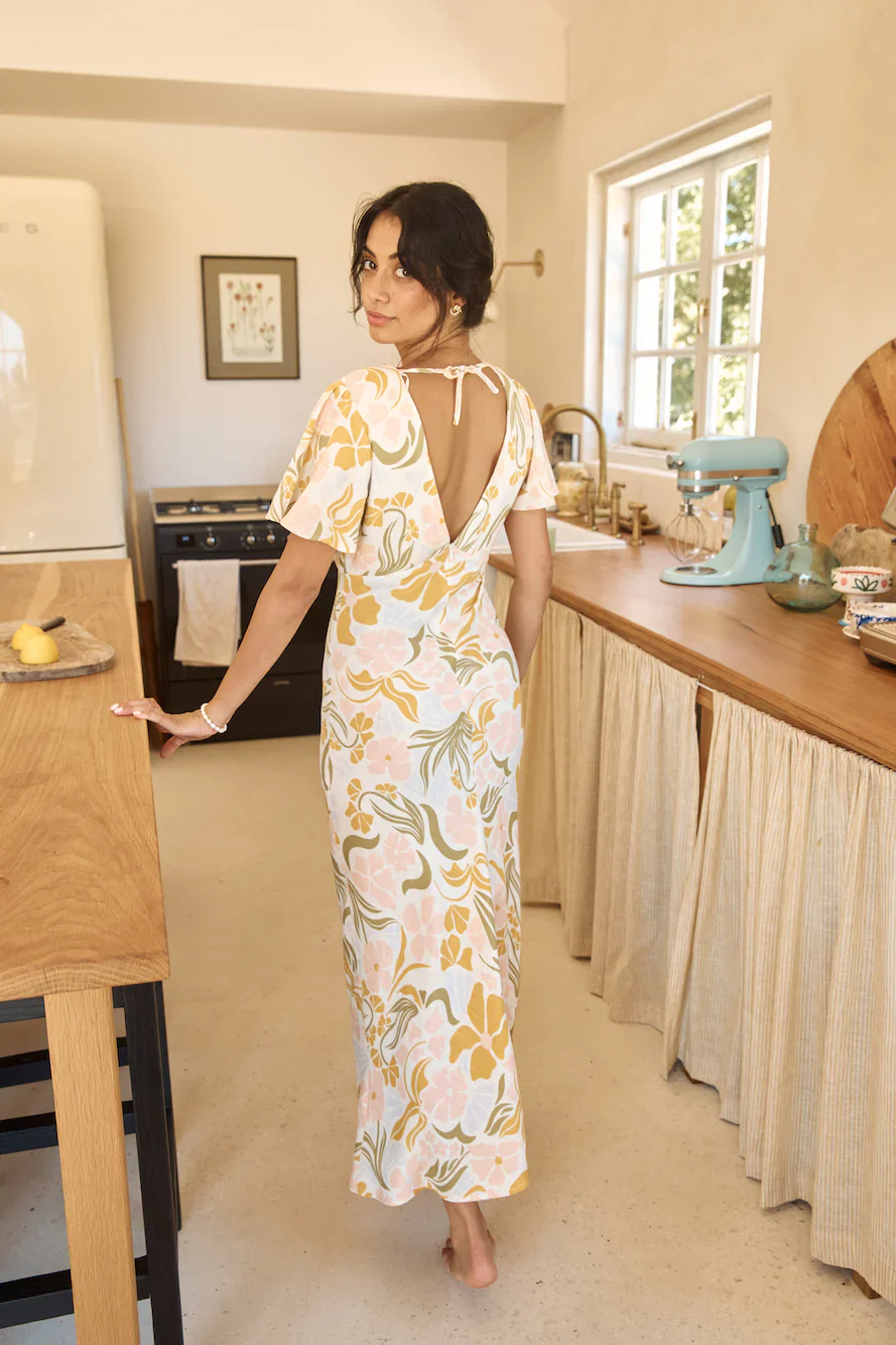 Lights On Midi Dress Multi - luluinthesky