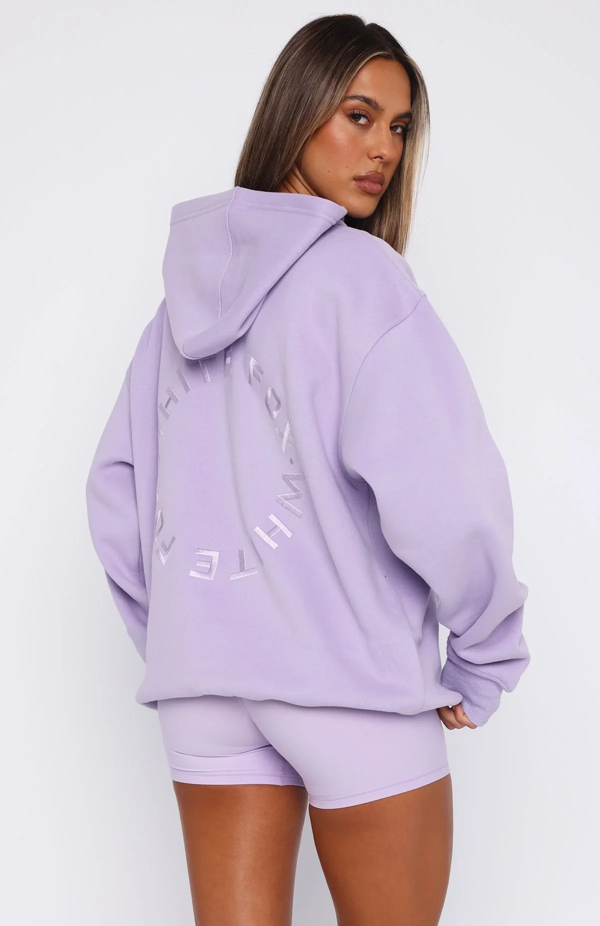Stay Lifted Oversized Hoodie Lavender - luluinthesky