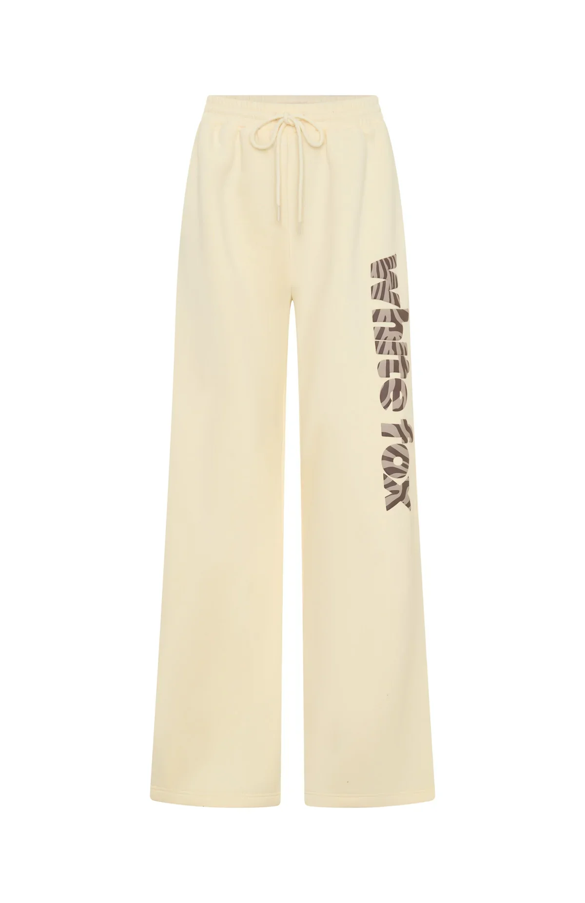From The Archives Maya Wide Leg Sweatpant Lemon - luluinthesky