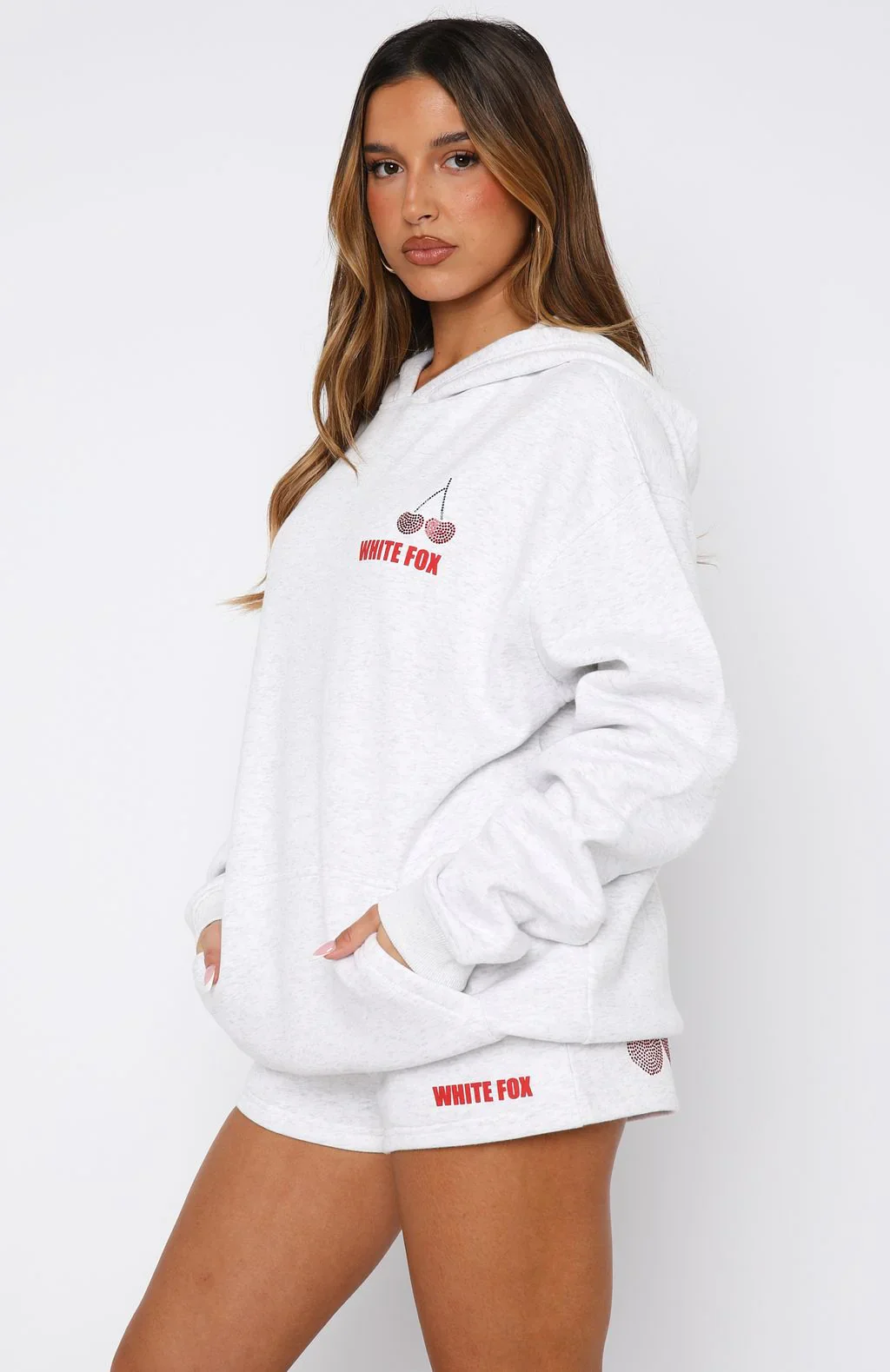 Made With Love Oversized Hoodie Grey Marle - luluinthesky