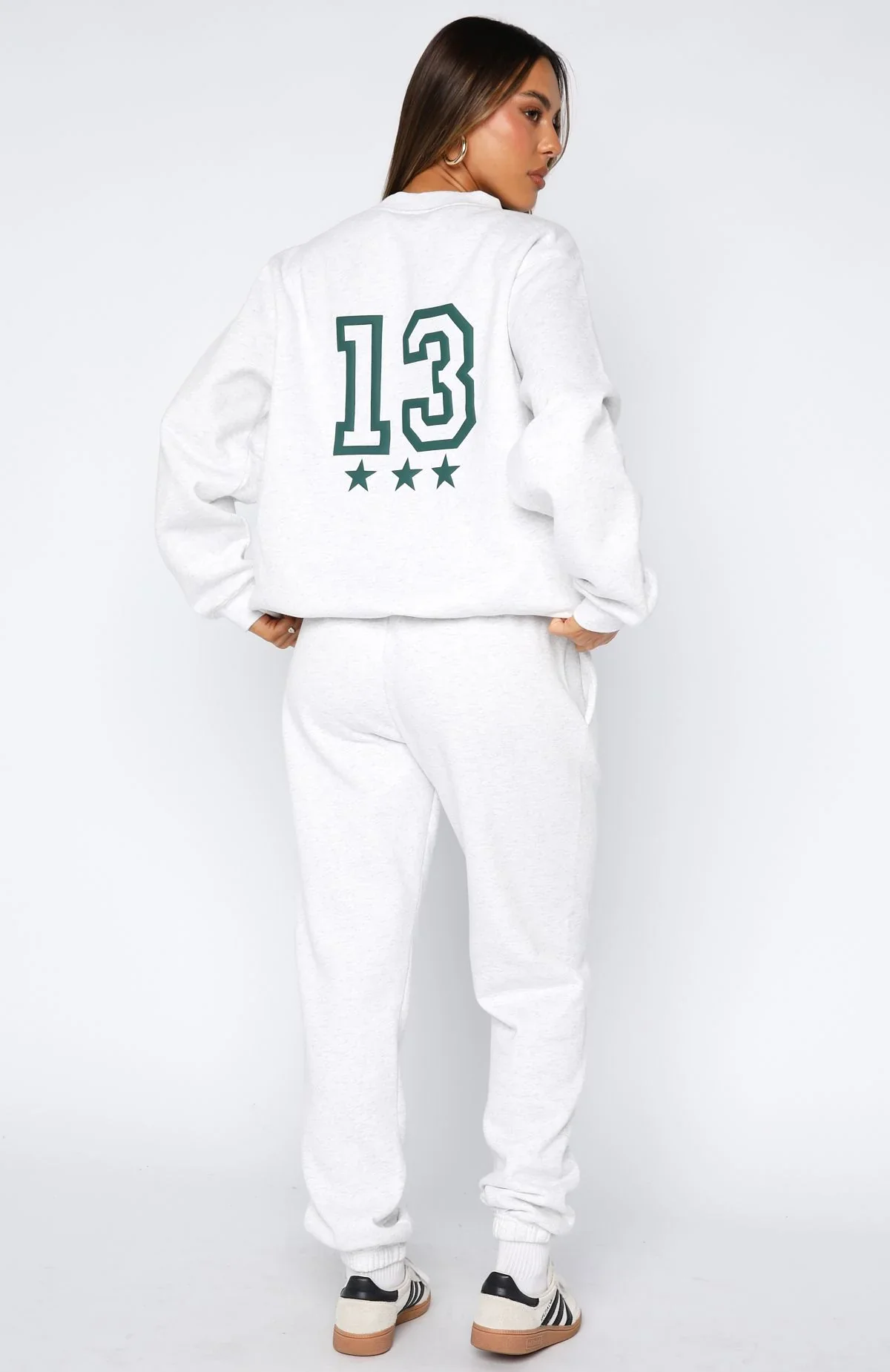 No Hesitation Sweatpants Grey Marle - luluinthesky