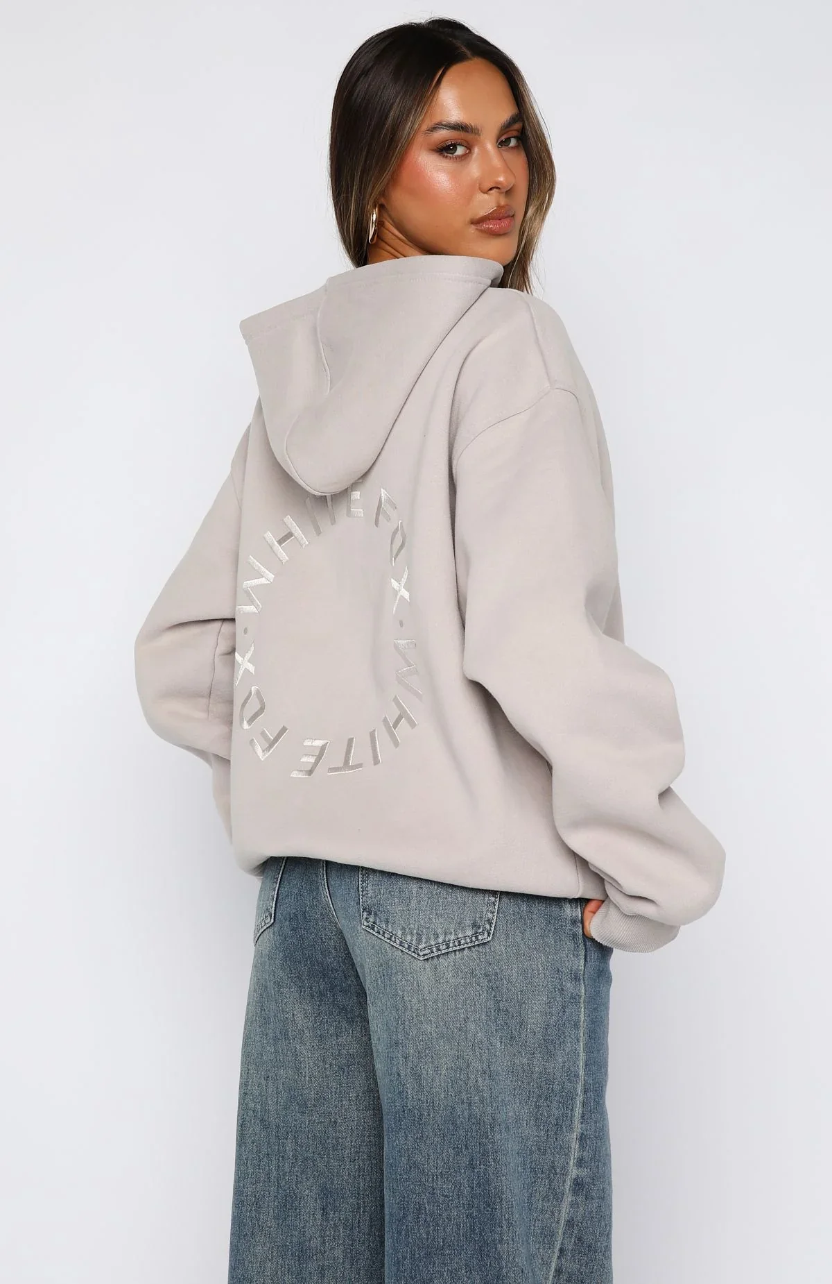 Stay Lifted Oversized Hoodie Moon - luluinthesky