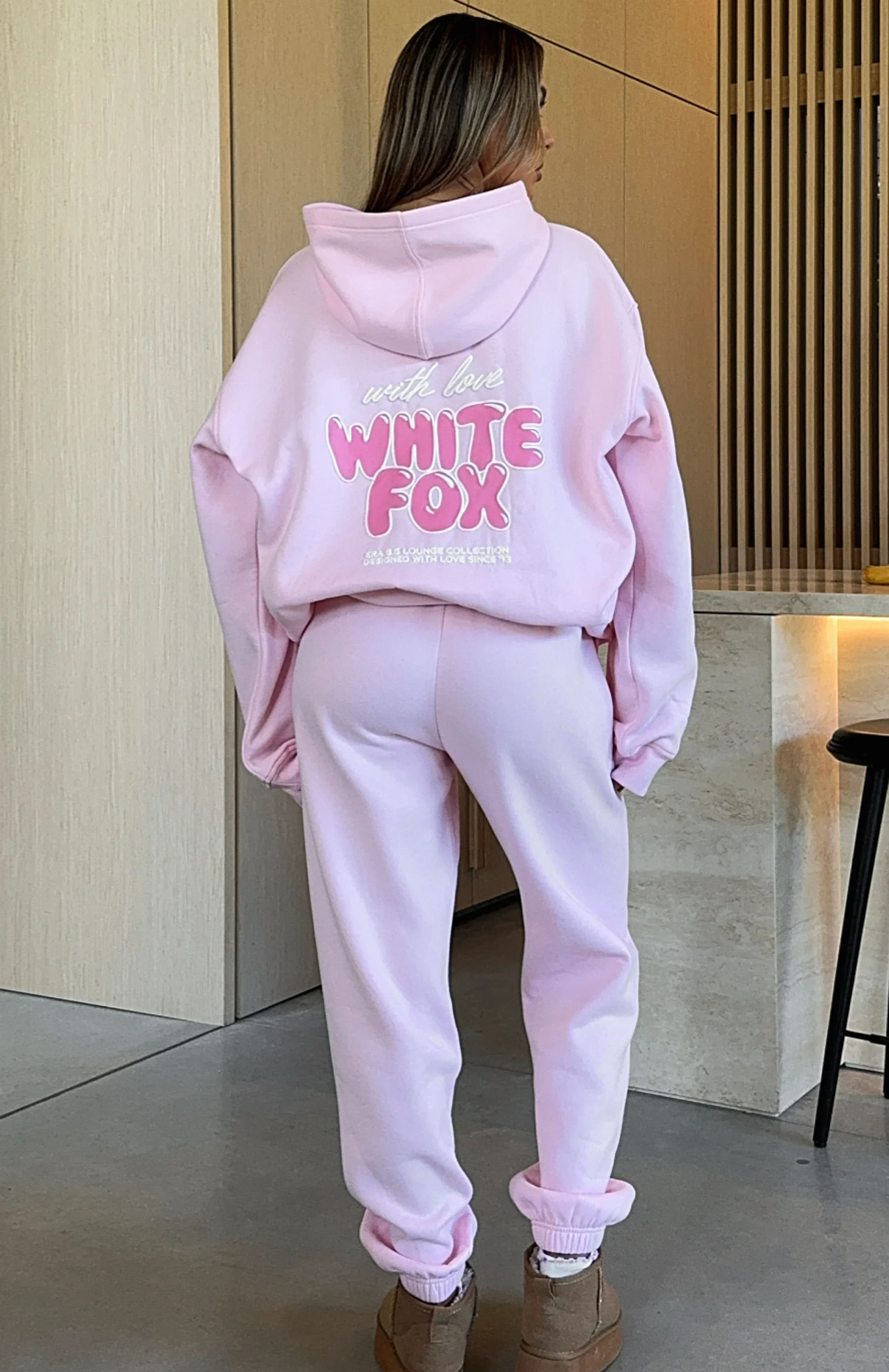 With Love Always Sweatpants Baby Pink - luluinthesky