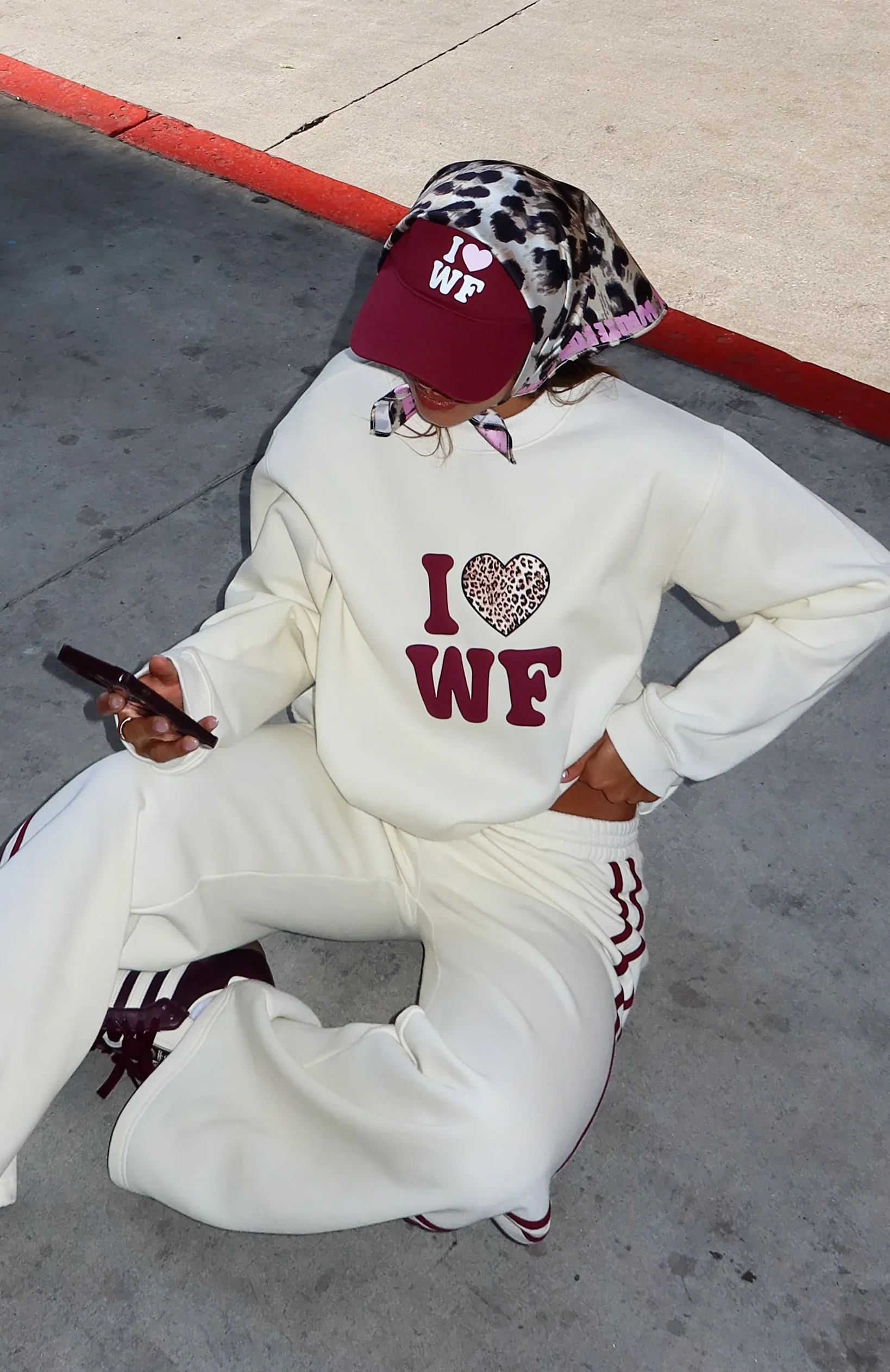 11th Street Concrete Jungle Oversized Sweater Cake Batter - luluinthesky