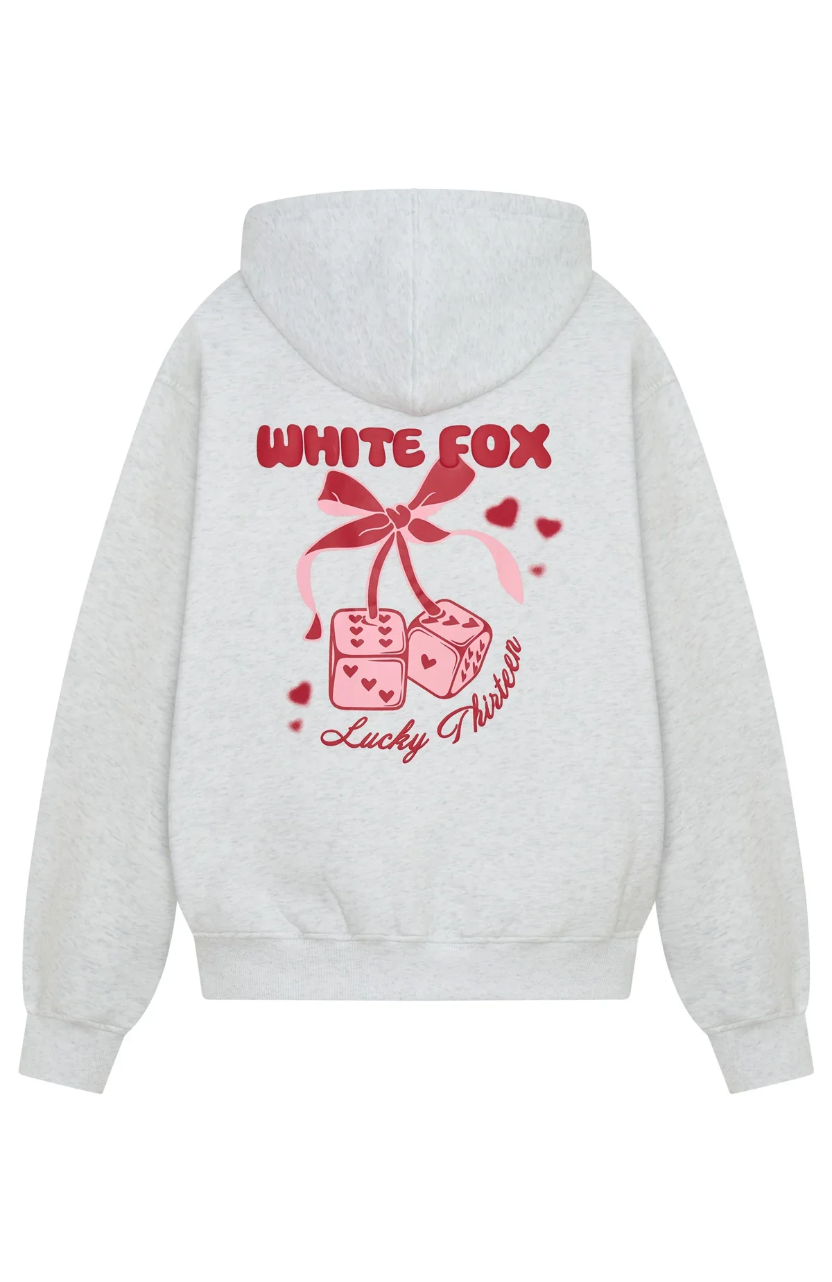 Lucky Thirteen Cheyenne Oversized Hoodie Grey Marle - luluinthesky