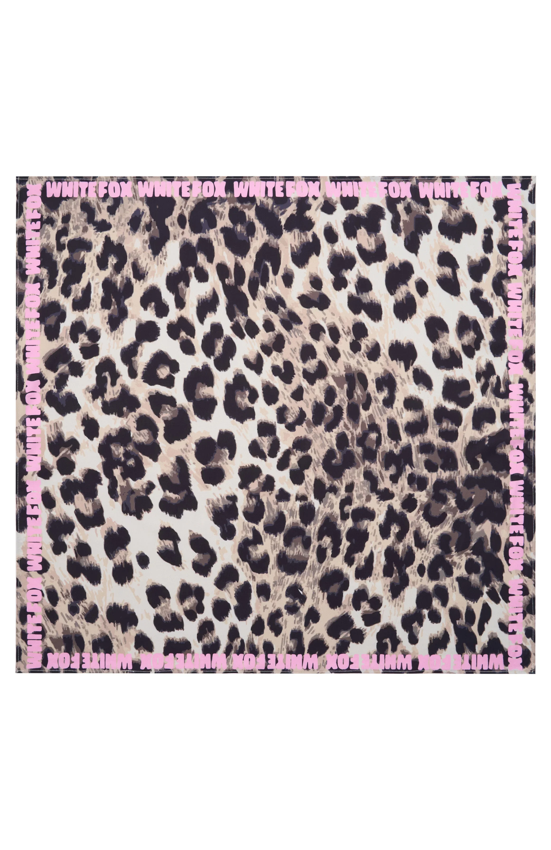 11th Street She's So Lucky Head Scarf Leopard Splice - luluinthesky