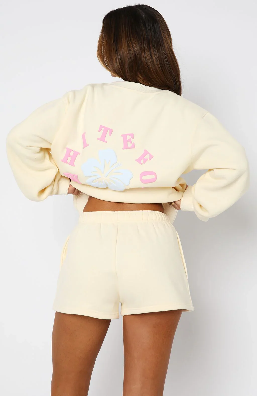 Keep Blooming Lounge Shorts Lemon - luluinthesky