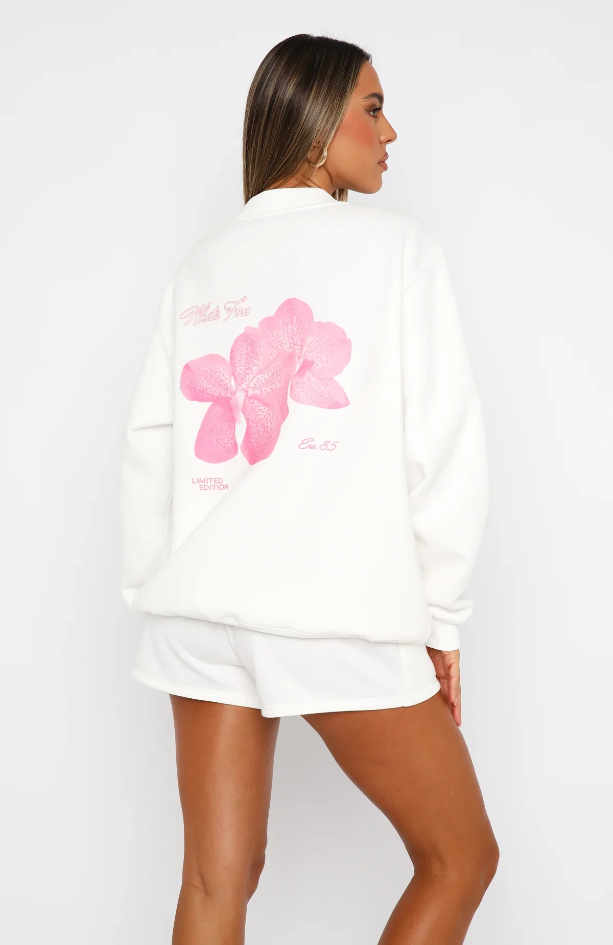 With Love Forever Oversized Sweater White - luluinthesky