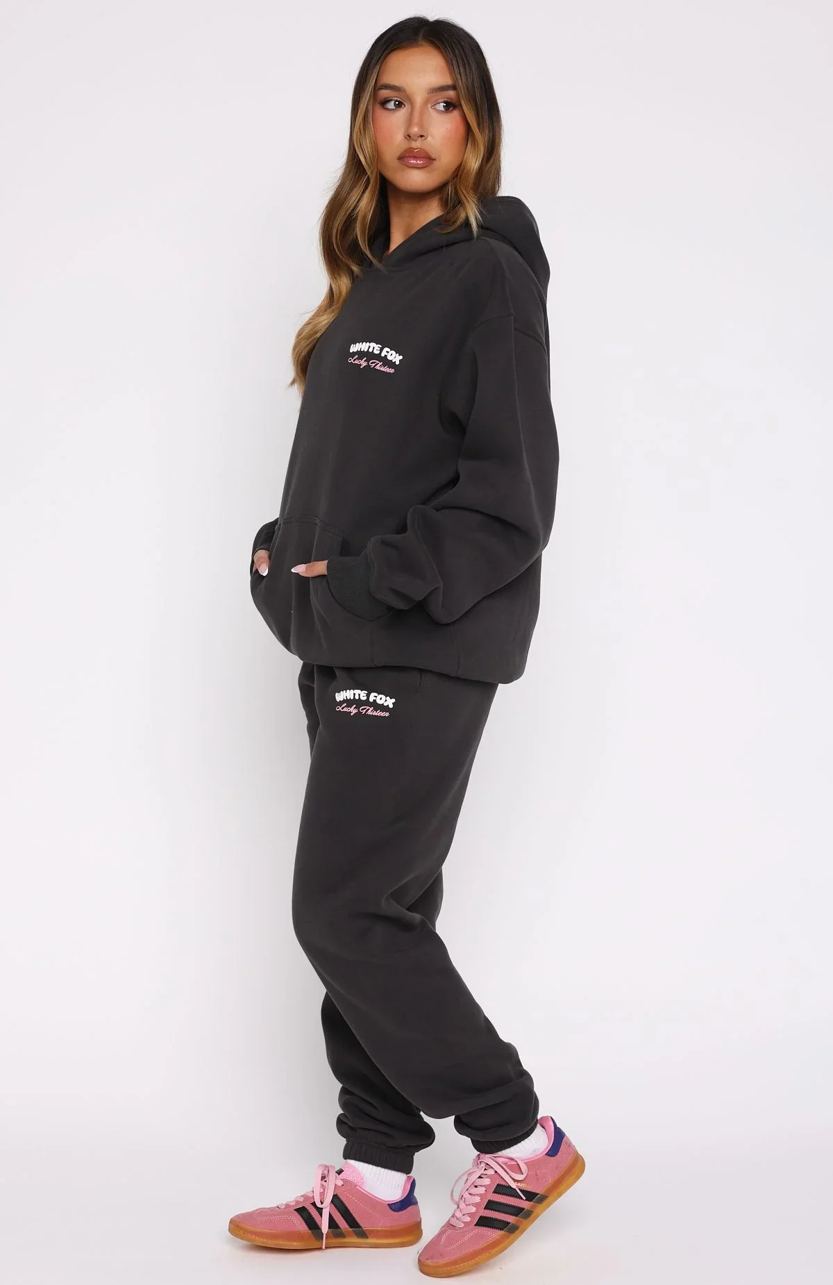 Lucky Thirteen Cheyenne Sweatpants Charcoal - luluinthesky