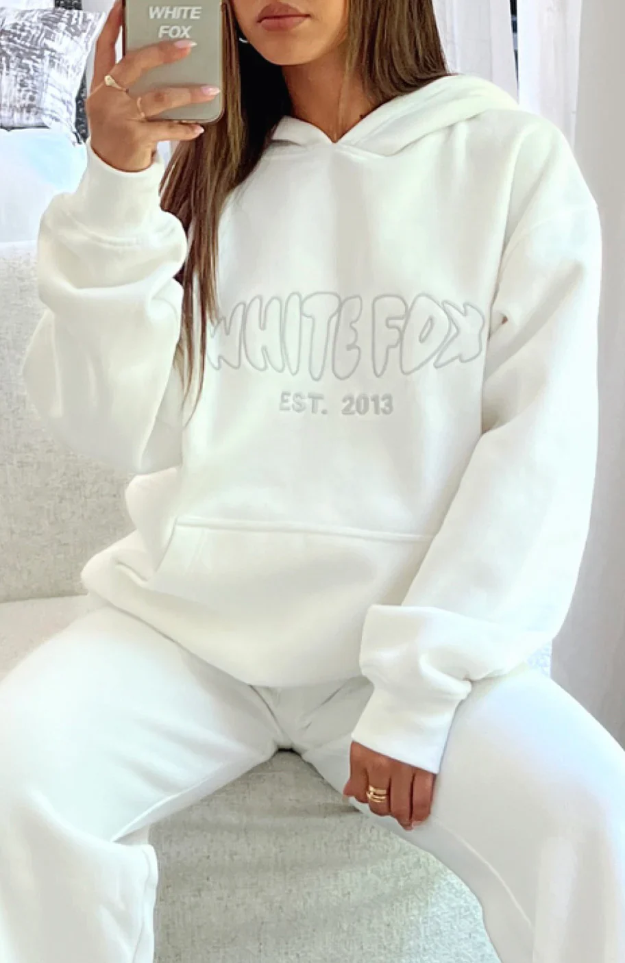 Missed Flights Oversized Hoodie White - luluinthesky