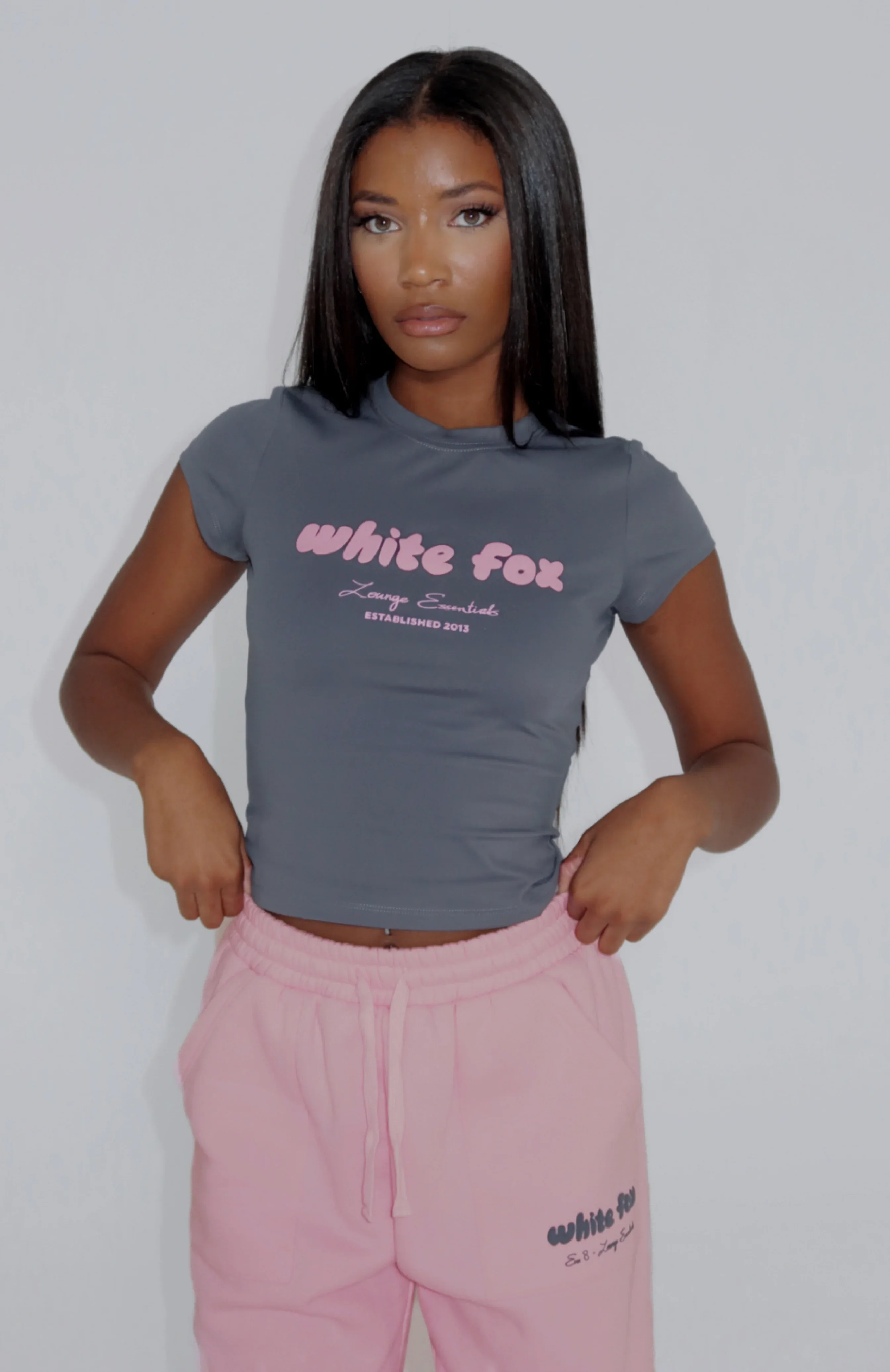 Era 8 Baby Tee Slate - luluinthesky