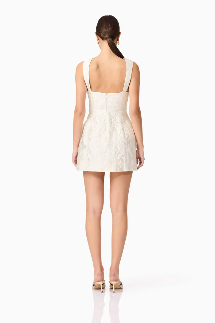 Galadirel Mini Dress in White - luluinthesky