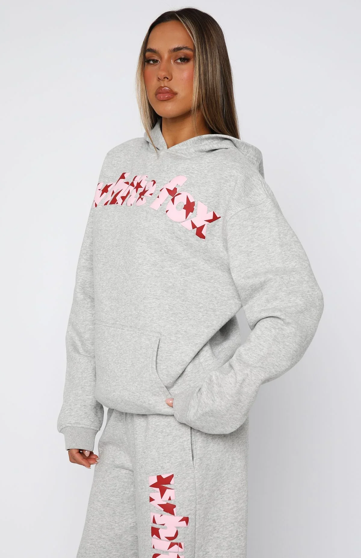 From The Archives Jaxx Oversized Hoodie Dark Grey Marle - luluinthesky