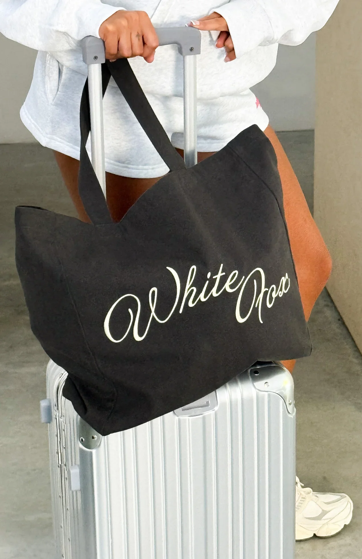 Lucky Thirteen Elsa Tote Bag Charcoal - luluinthesky