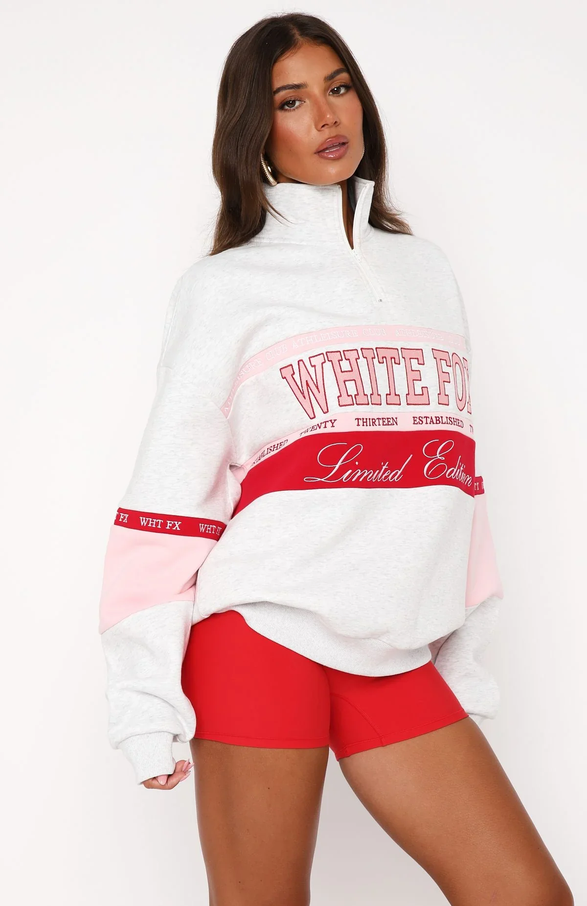 Breaking Ground Zip Front Sweater Grey Marle - luluinthesky