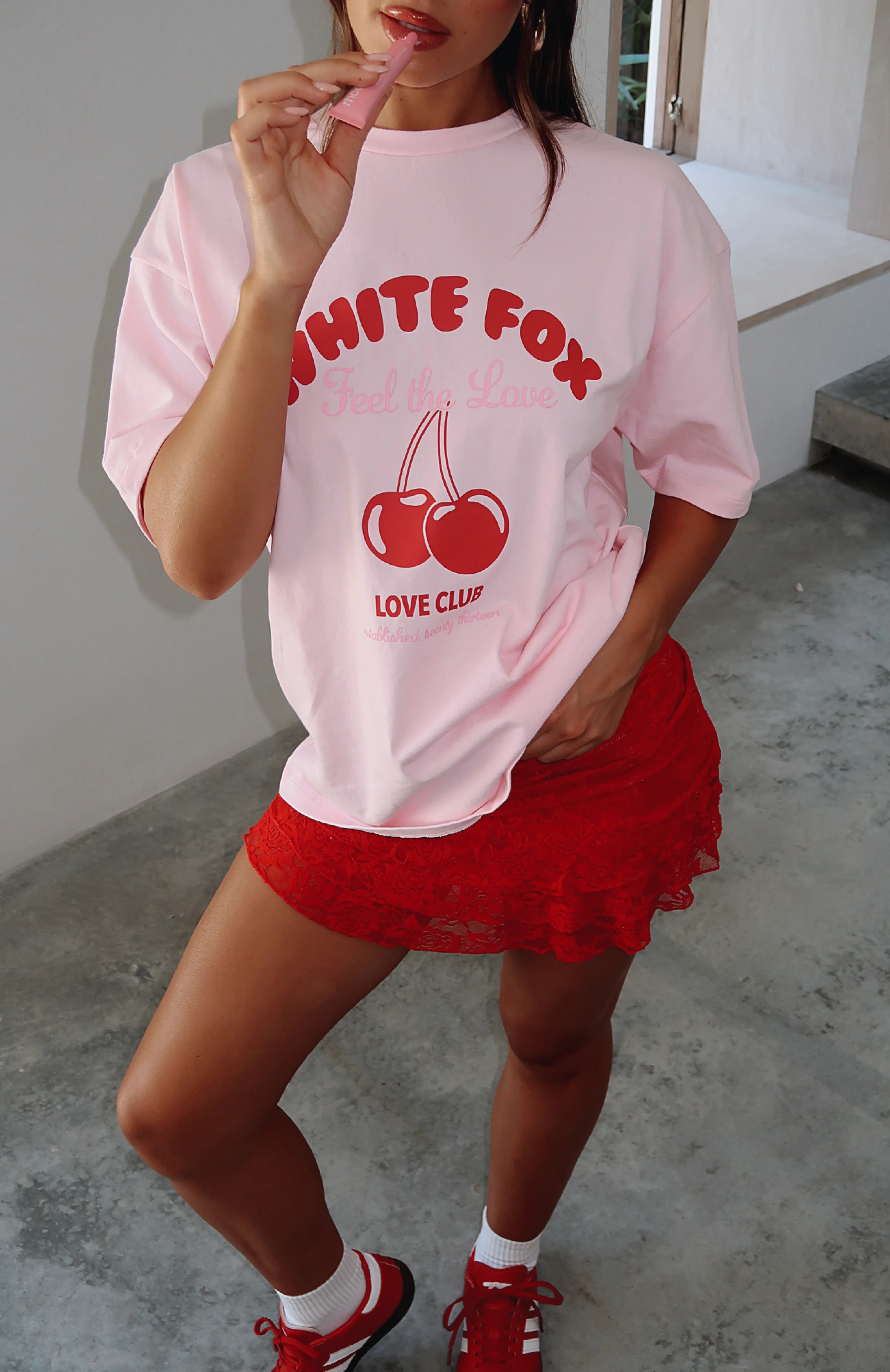 Love Me Tender Oversized Tee Pink - luluinthesky