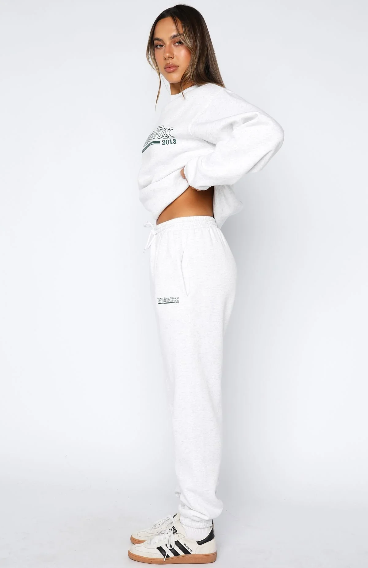 No Hesitation Sweatpants Grey Marle - luluinthesky