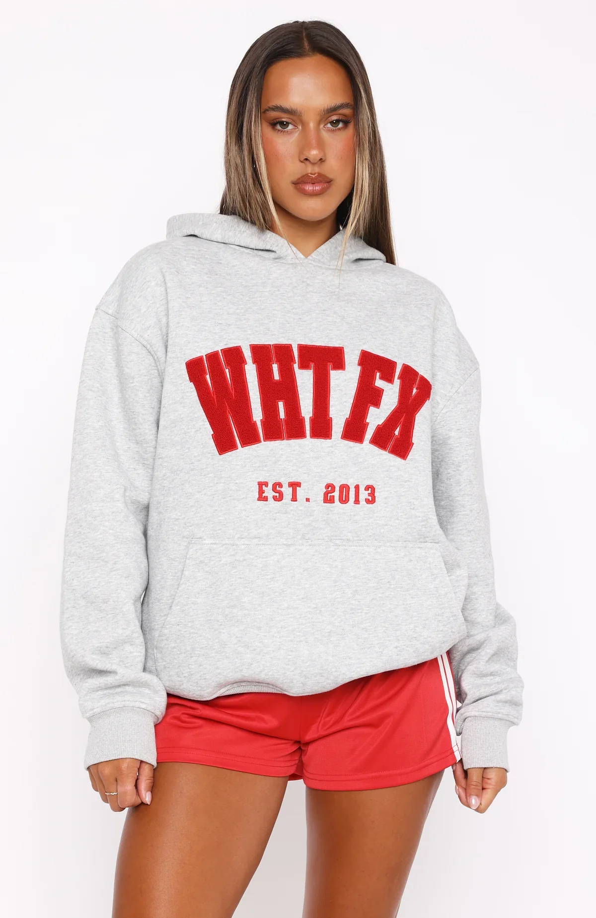 Give It Away Oversized Hoodie Dark Grey Marle - luluinthesky