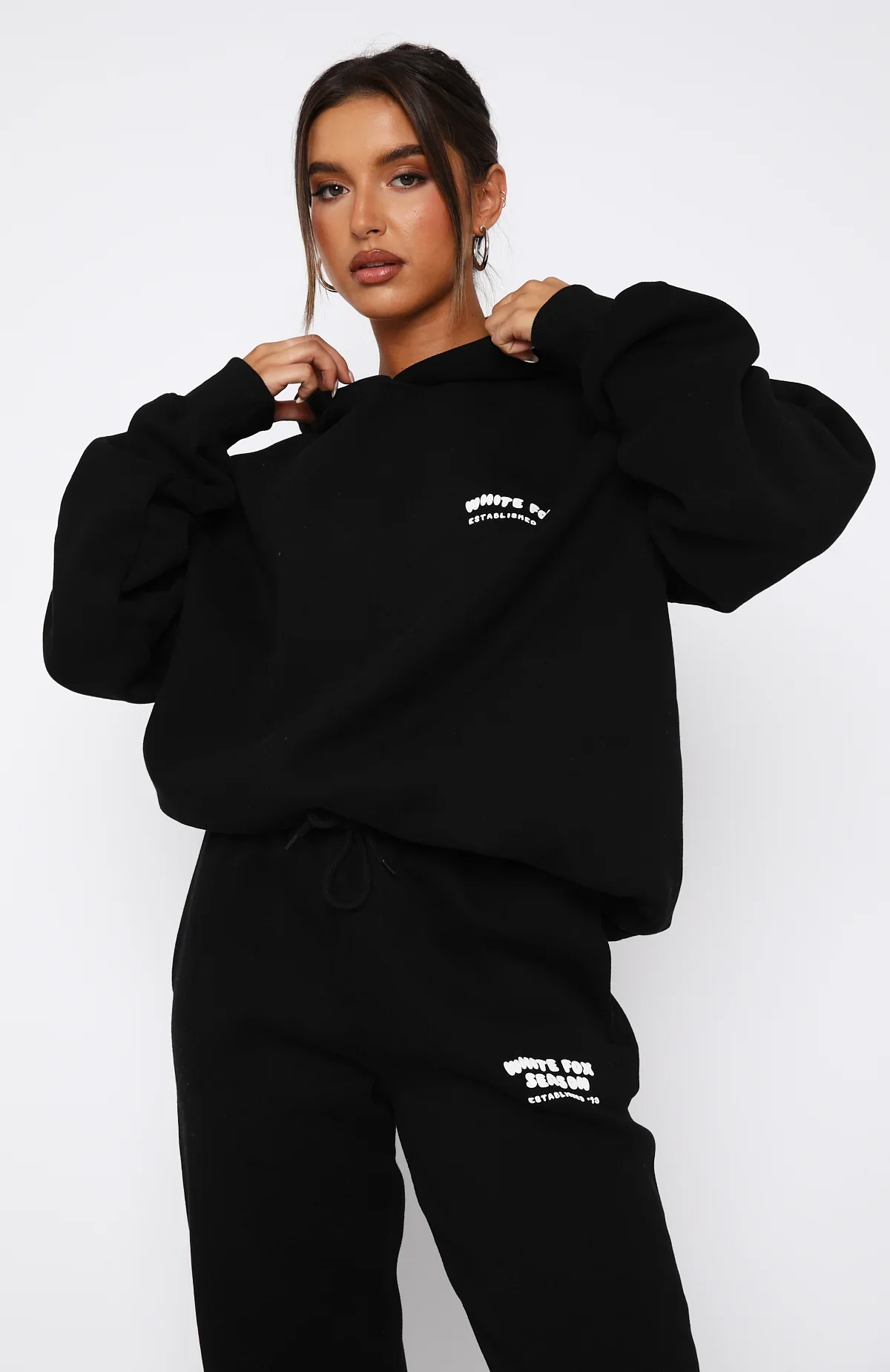 The Main Season Oversized Hoodie Black - luluinthesky