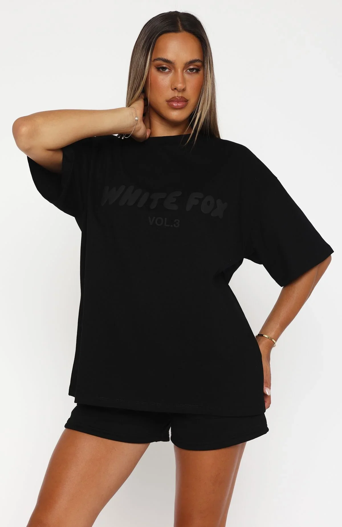 Offstage Oversized Tee Onyx - luluinthesky