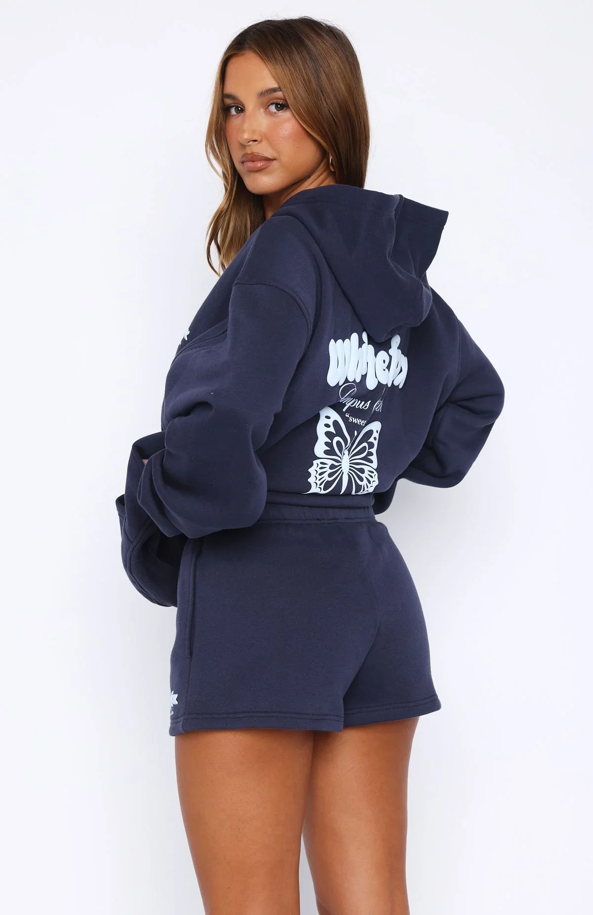 High Above Lounge Shorts Navy - luluinthesky