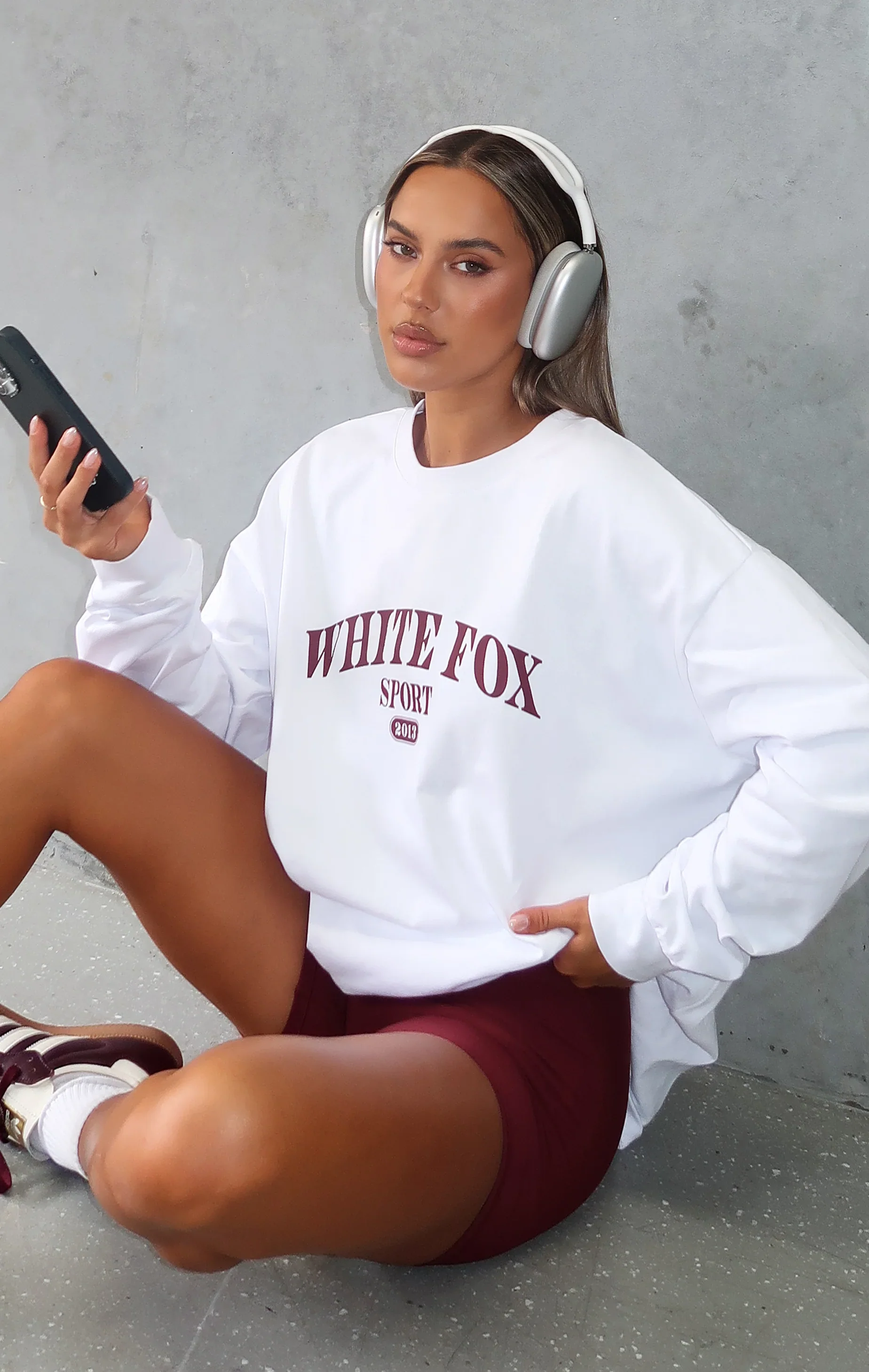 Stand With You Long Sleeve Oversized Tee White - luluinthesky