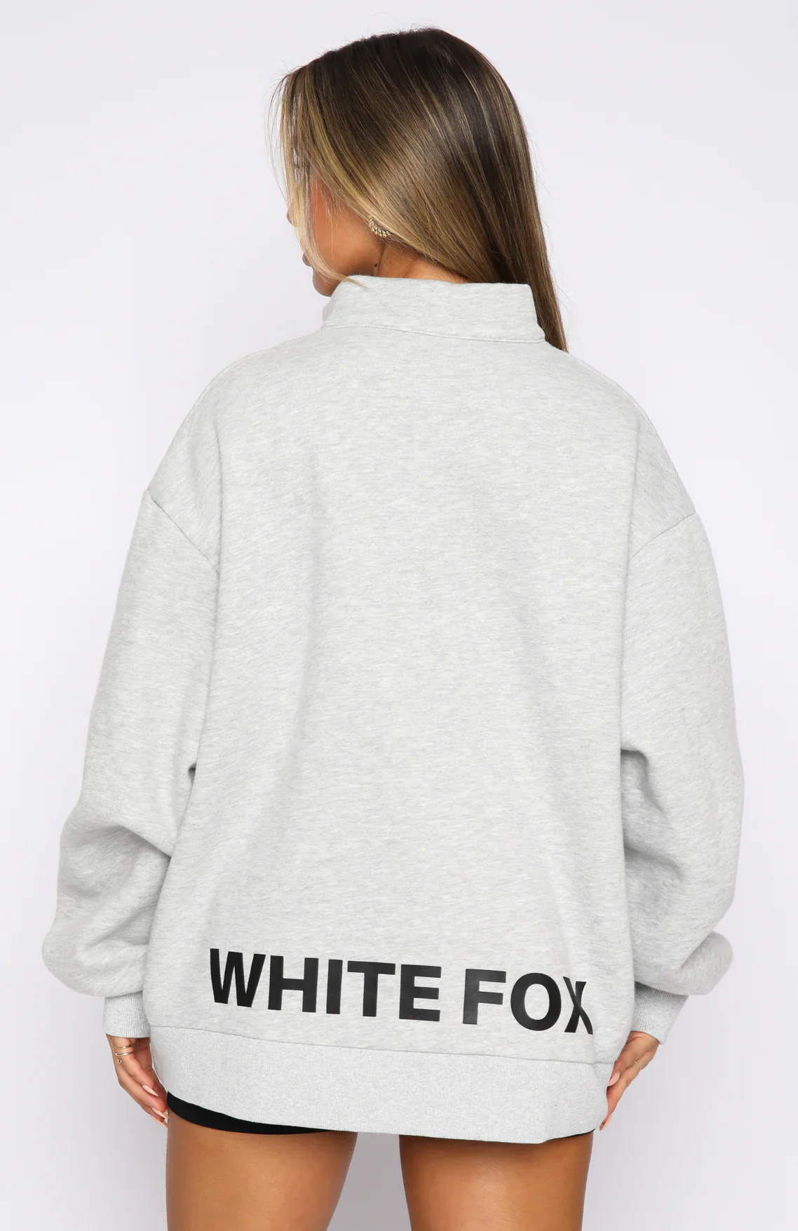 Caught Up With You Zip Front Sweater Grey Marle - luluinthesky