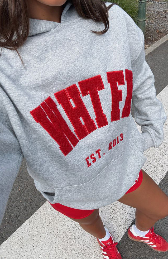 Give It Away Oversized Hoodie Dark Grey Marle - luluinthesky