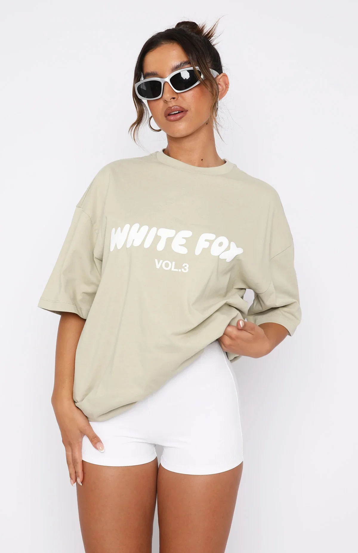 Offstage Oversized Tee Moss - luluinthesky