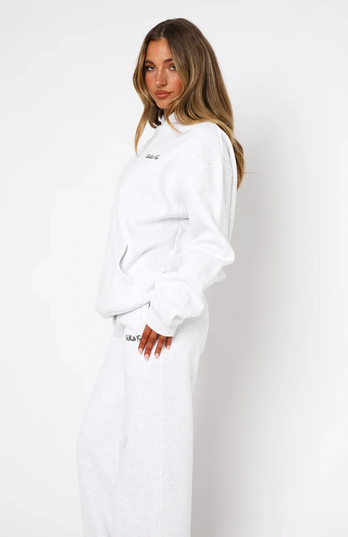 Match Your Words Oversized Hoodie Grey Marle - luluinthesky