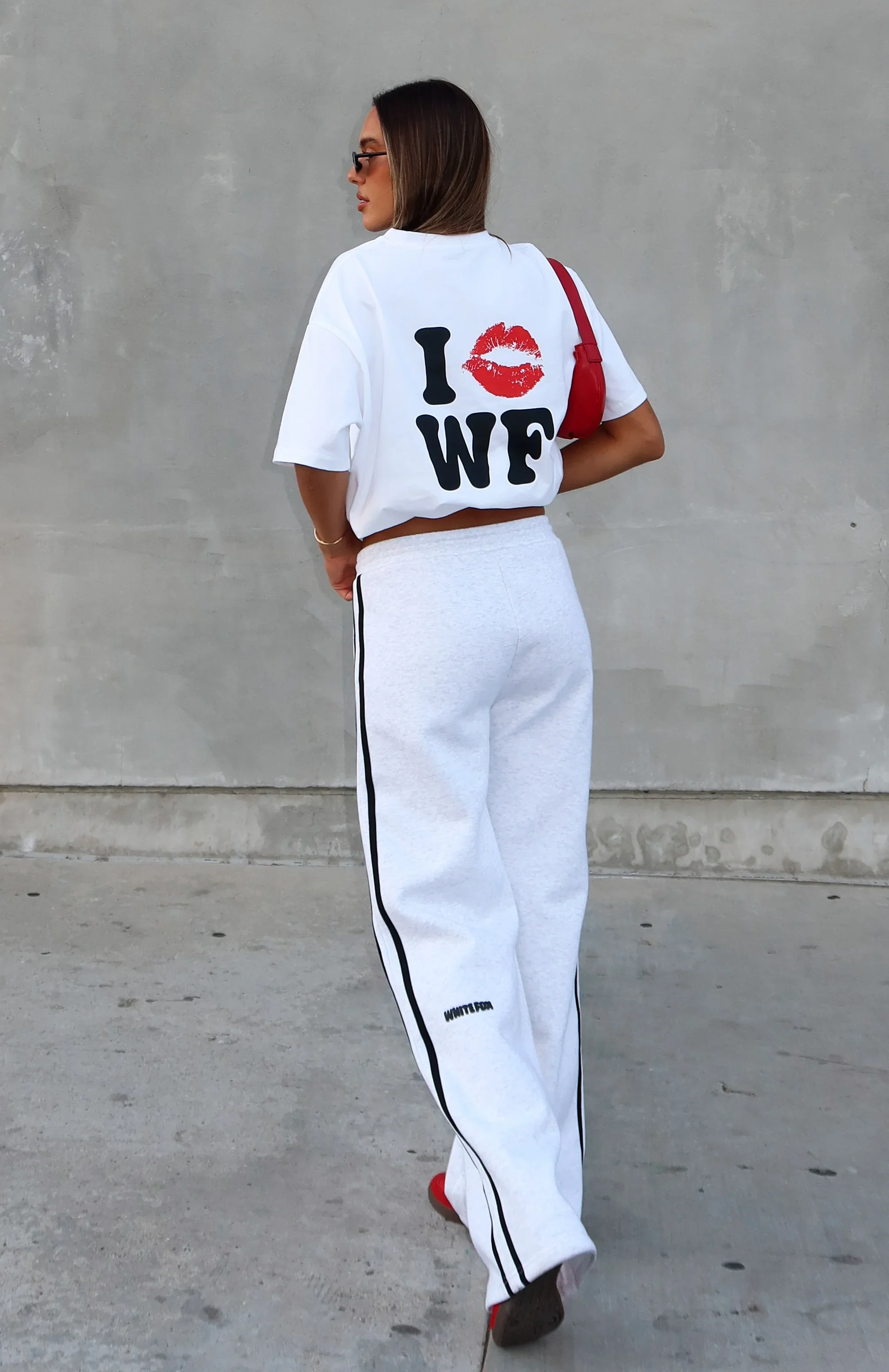 11th Street Out & About Wide Leg Sweatpants Glaze - luluinthesky