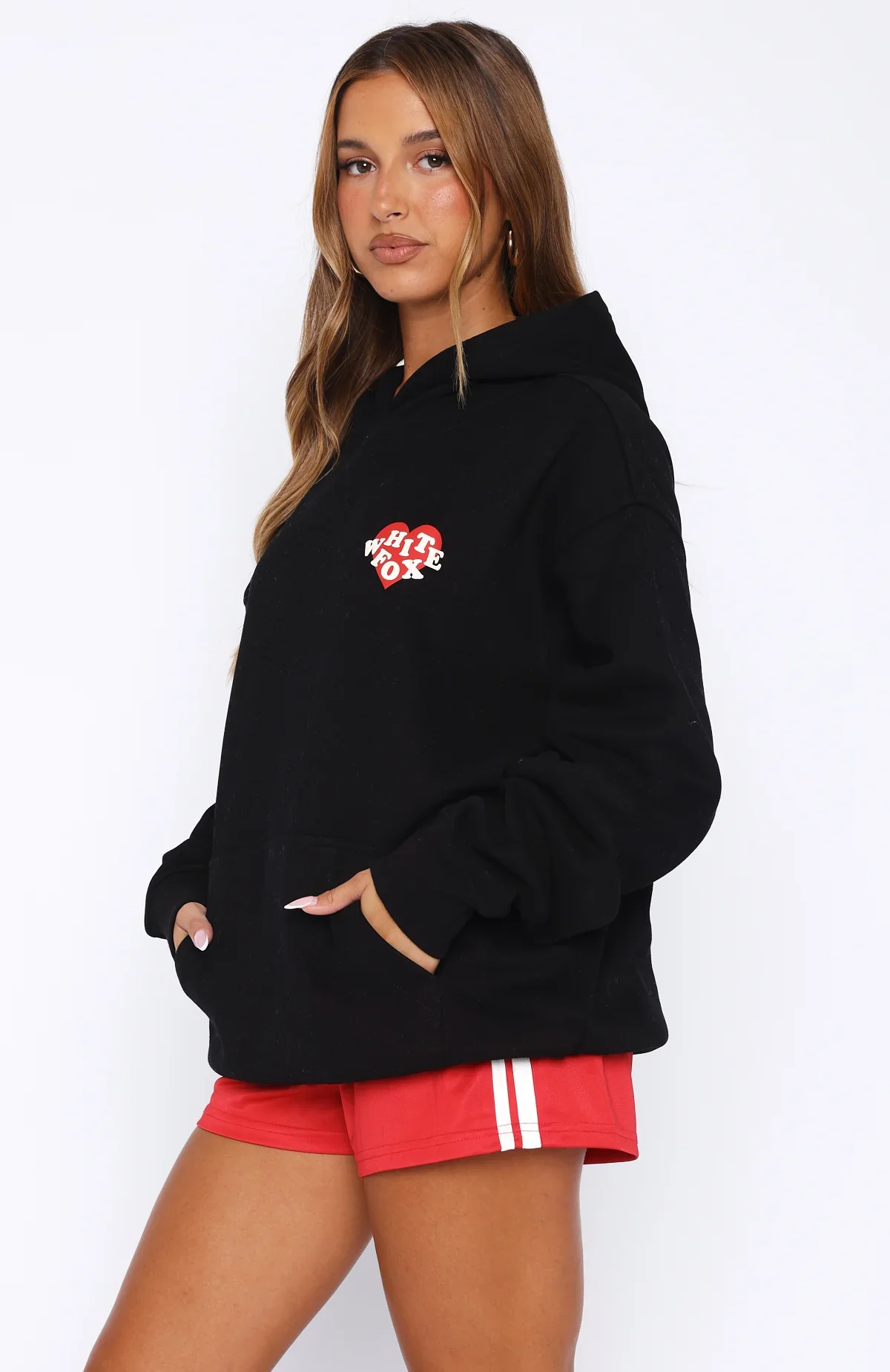 We Don't Talk Anymore Oversized Hoodie Black - luluinthesky