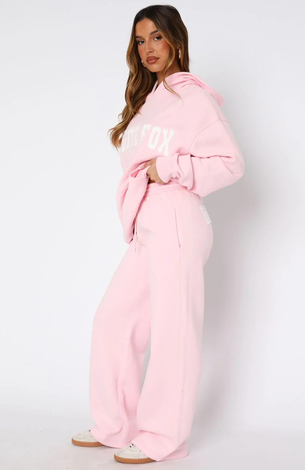 Shout It Out Wide Leg Sweatpants Pink - luluinthesky