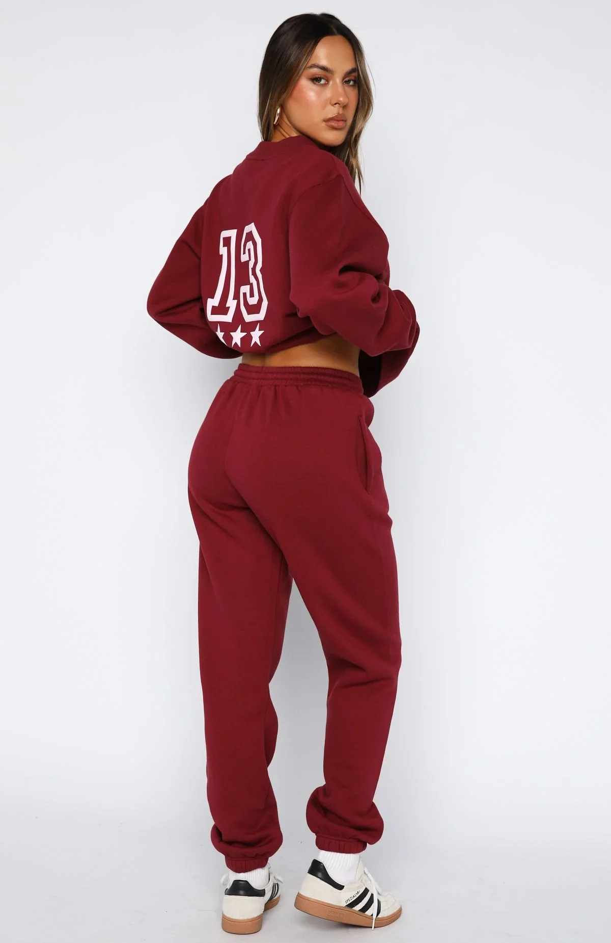 No Hesitation Sweatpants Burgundy - luluinthesky