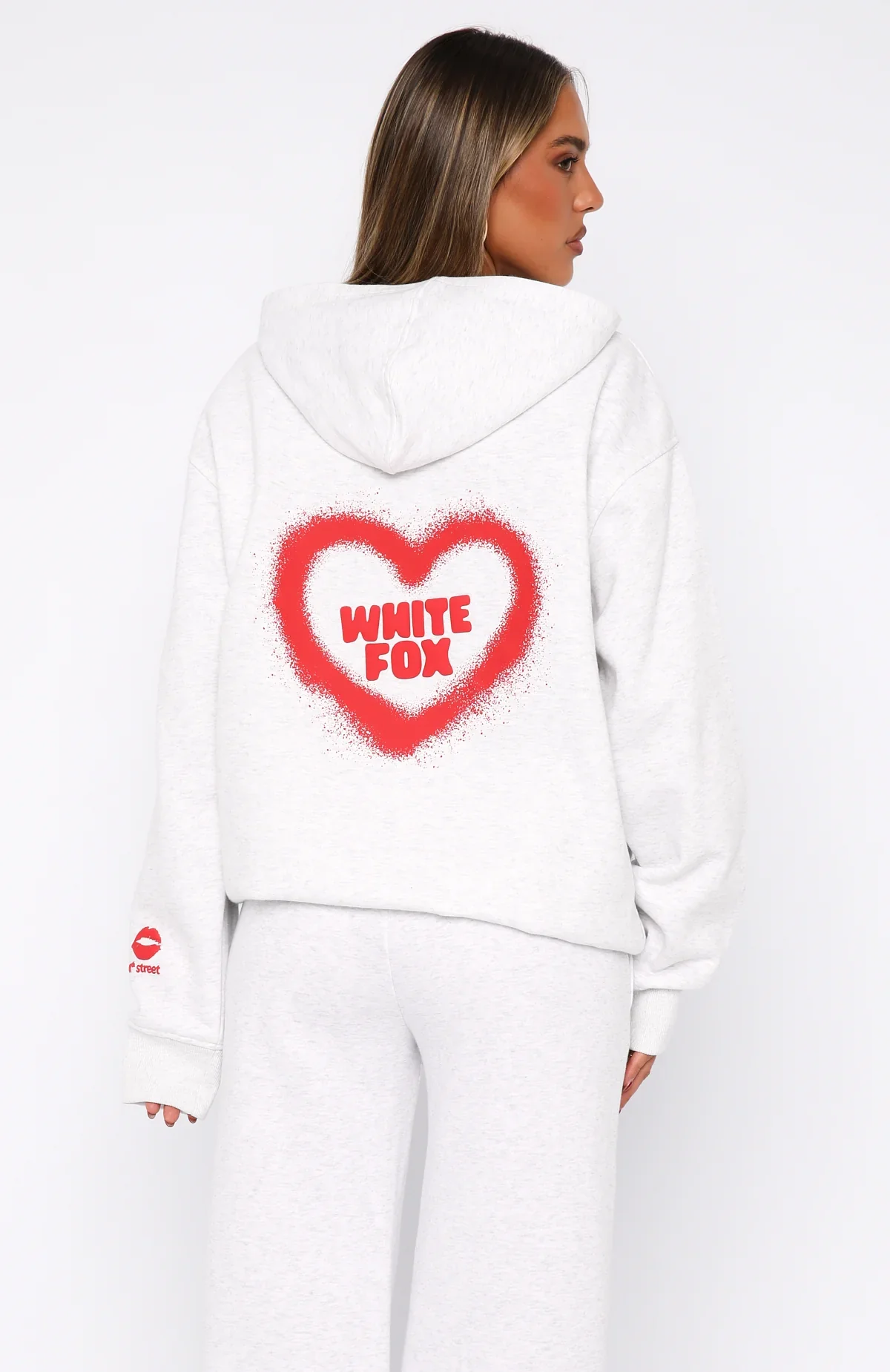 11th Street City Girl At Heart Oversized Hoodie Cherry Glaze - luluinthesky