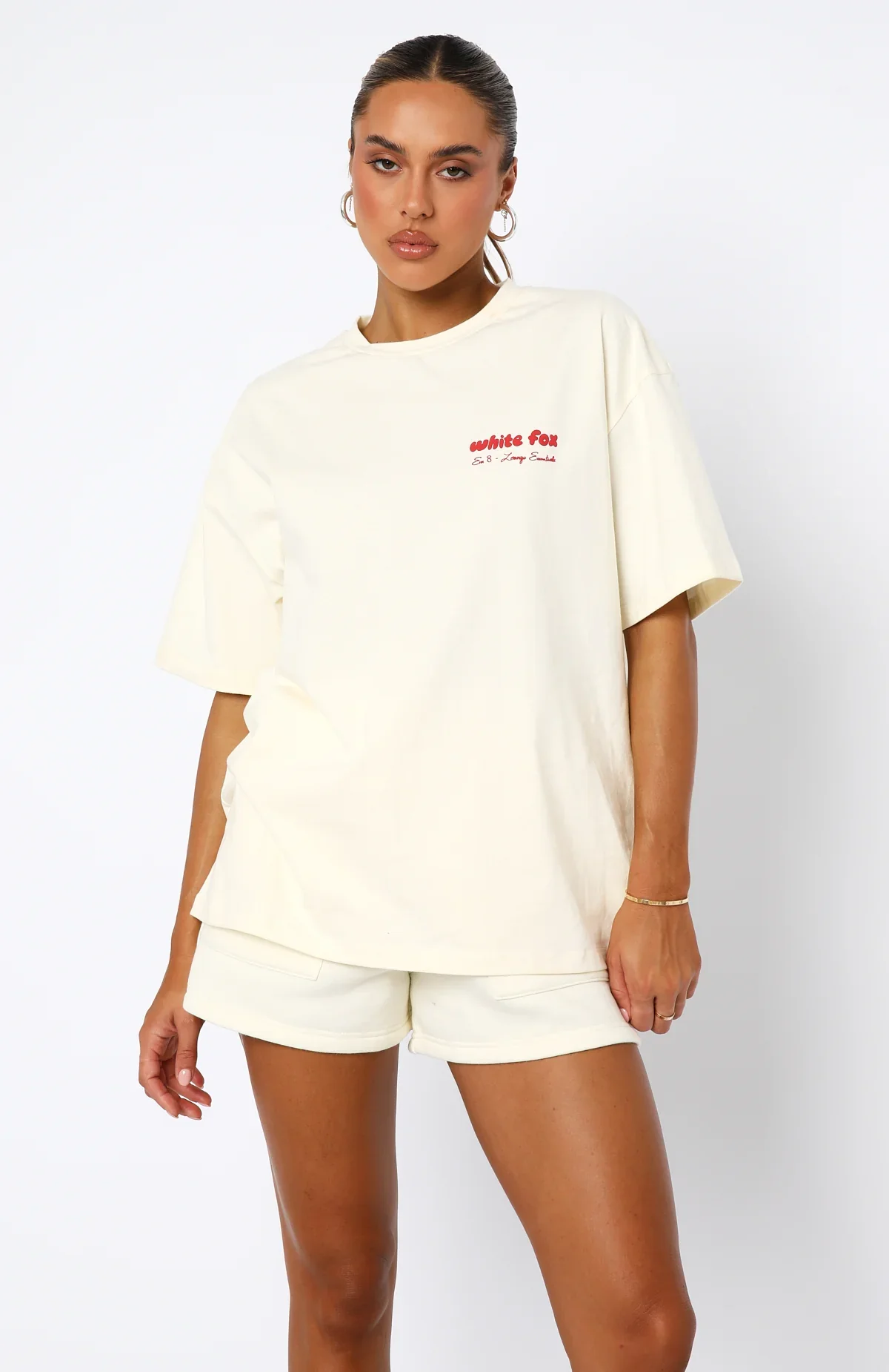 Era 8 Oversized Tee Cherry Cream - luluinthesky