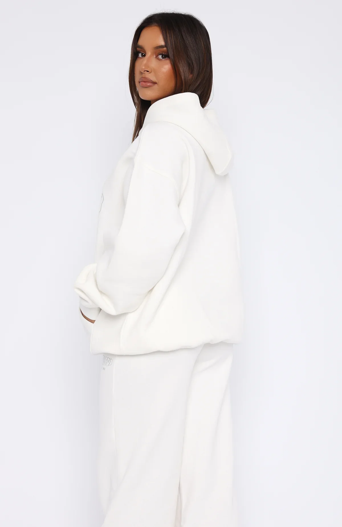 Missed Flights Oversized Hoodie White - luluinthesky