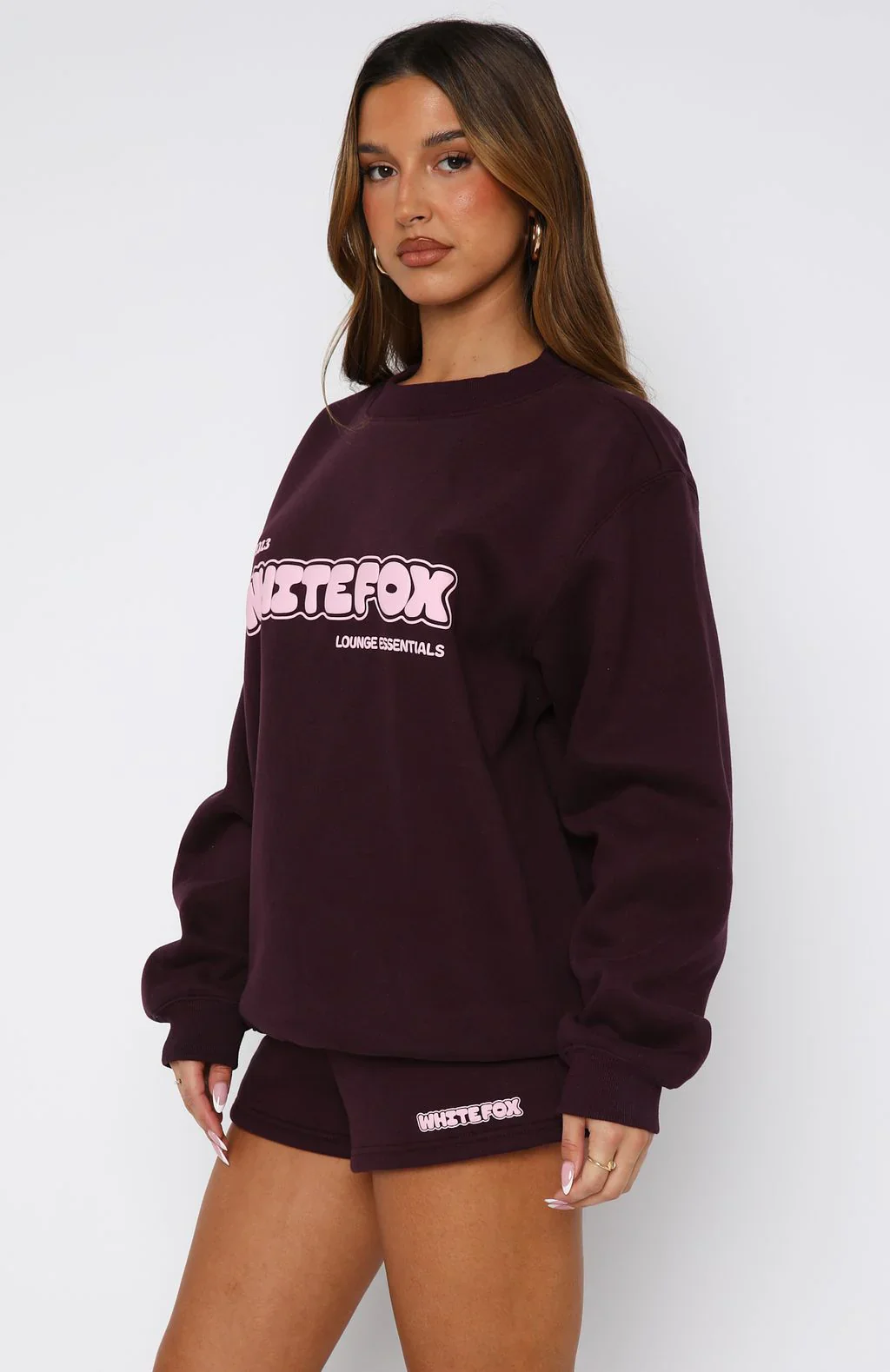 Give It A Try Oversized Sweater Plum - luluinthesky