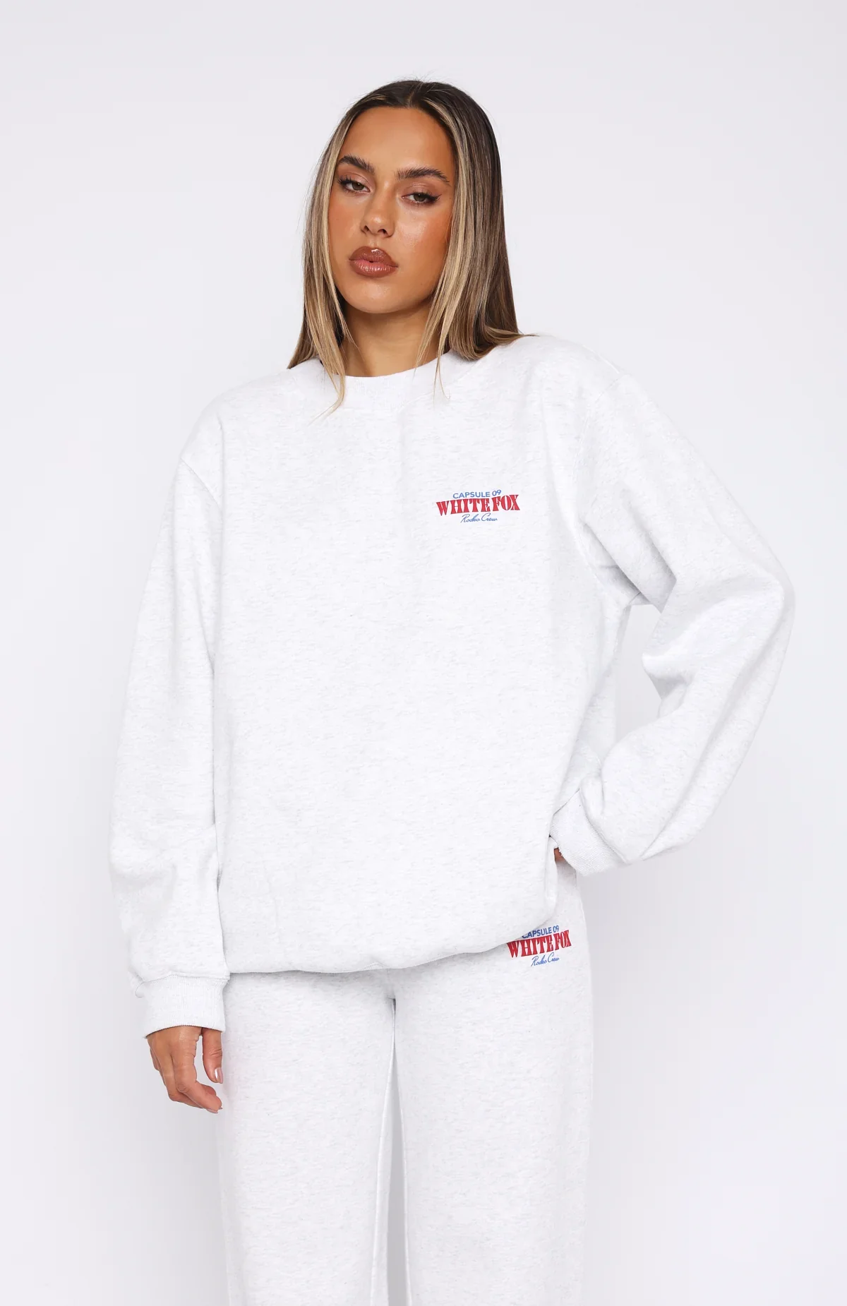 Capsule 9 Rodeo Crew Oversized Sweater Grey Marle - luluinthesky