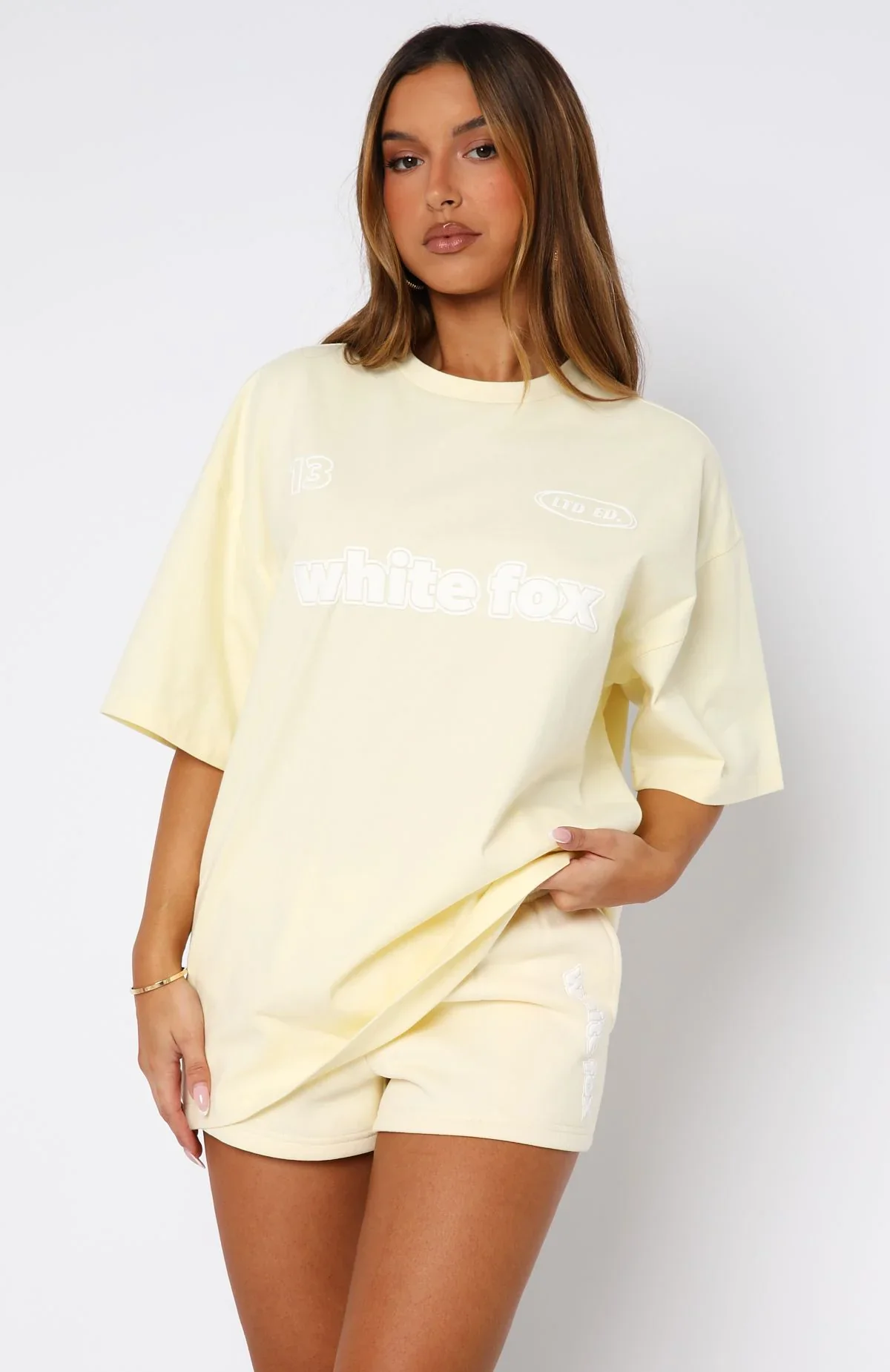 Ready To Go Oversized Tee Lemon - luluinthesky