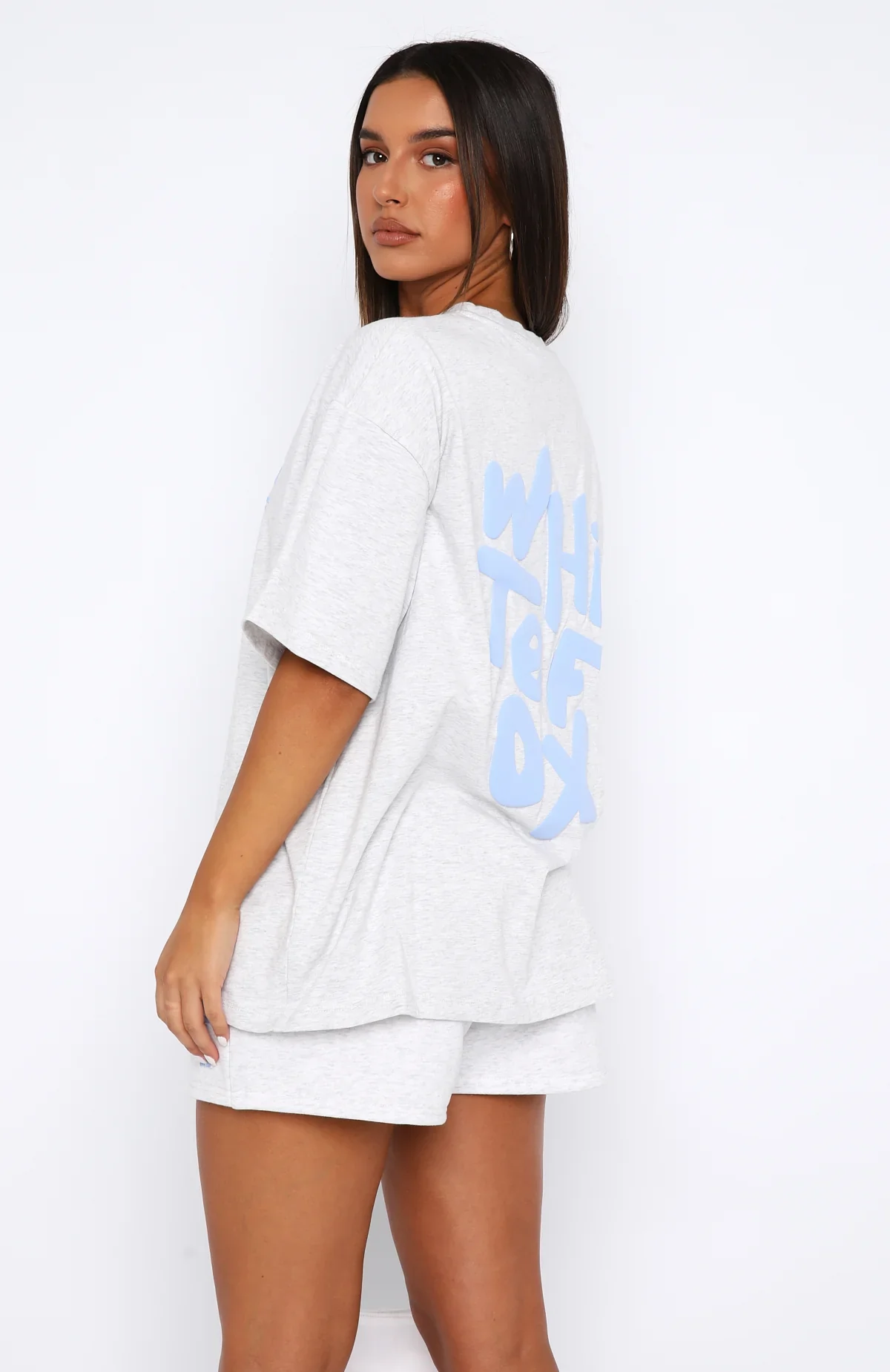 The New Standard Oversized Tee Grey Marle - luluinthesky