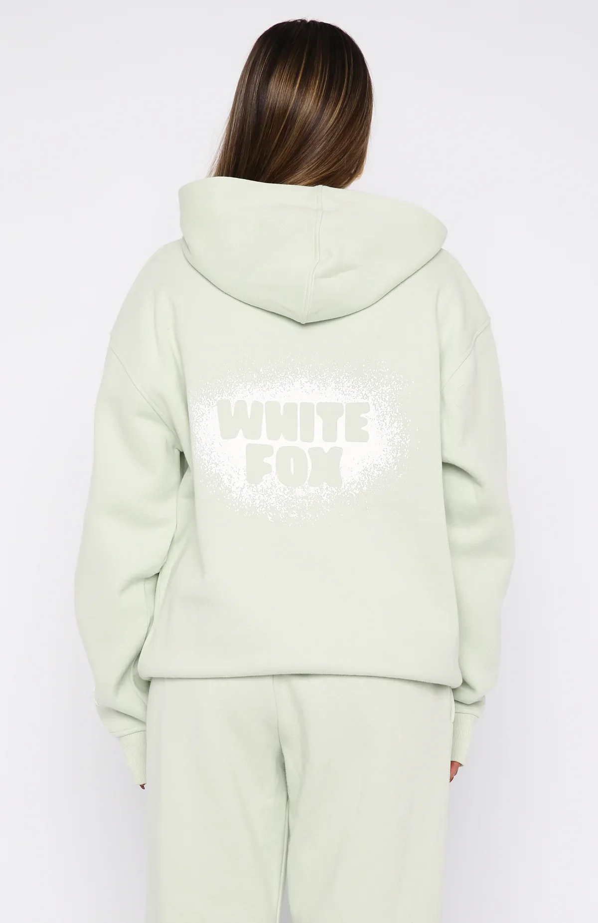 11th Street Keeping It Real Oversized Hoodie Iced Matcha - luluinthesky