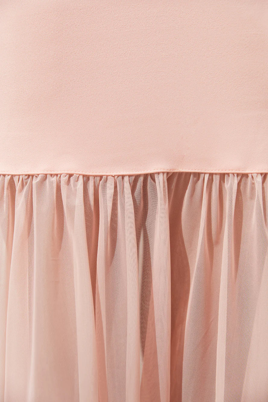 Blushing Bright Maxi Dress Pink - luluinthesky