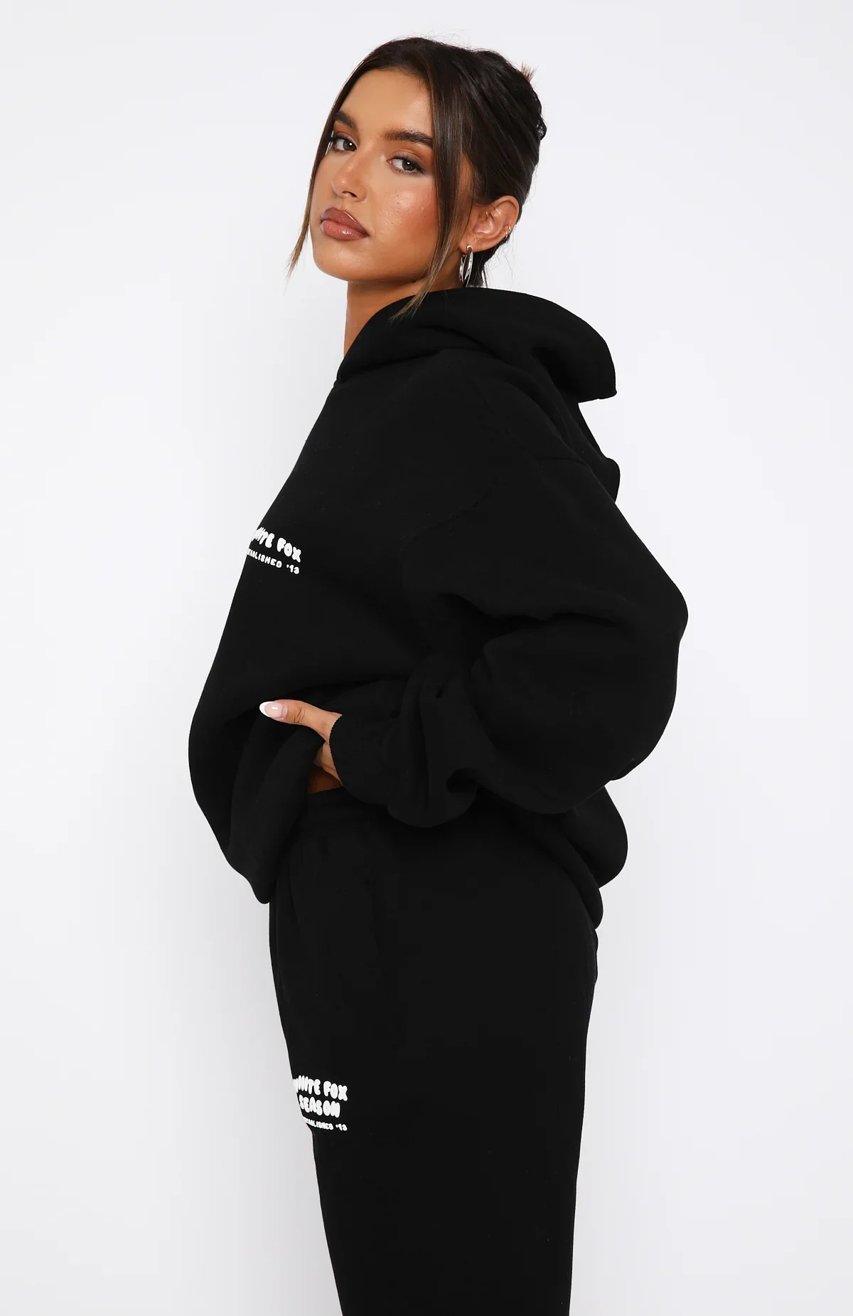 The Main Season Oversized Hoodie Black - luluinthesky
