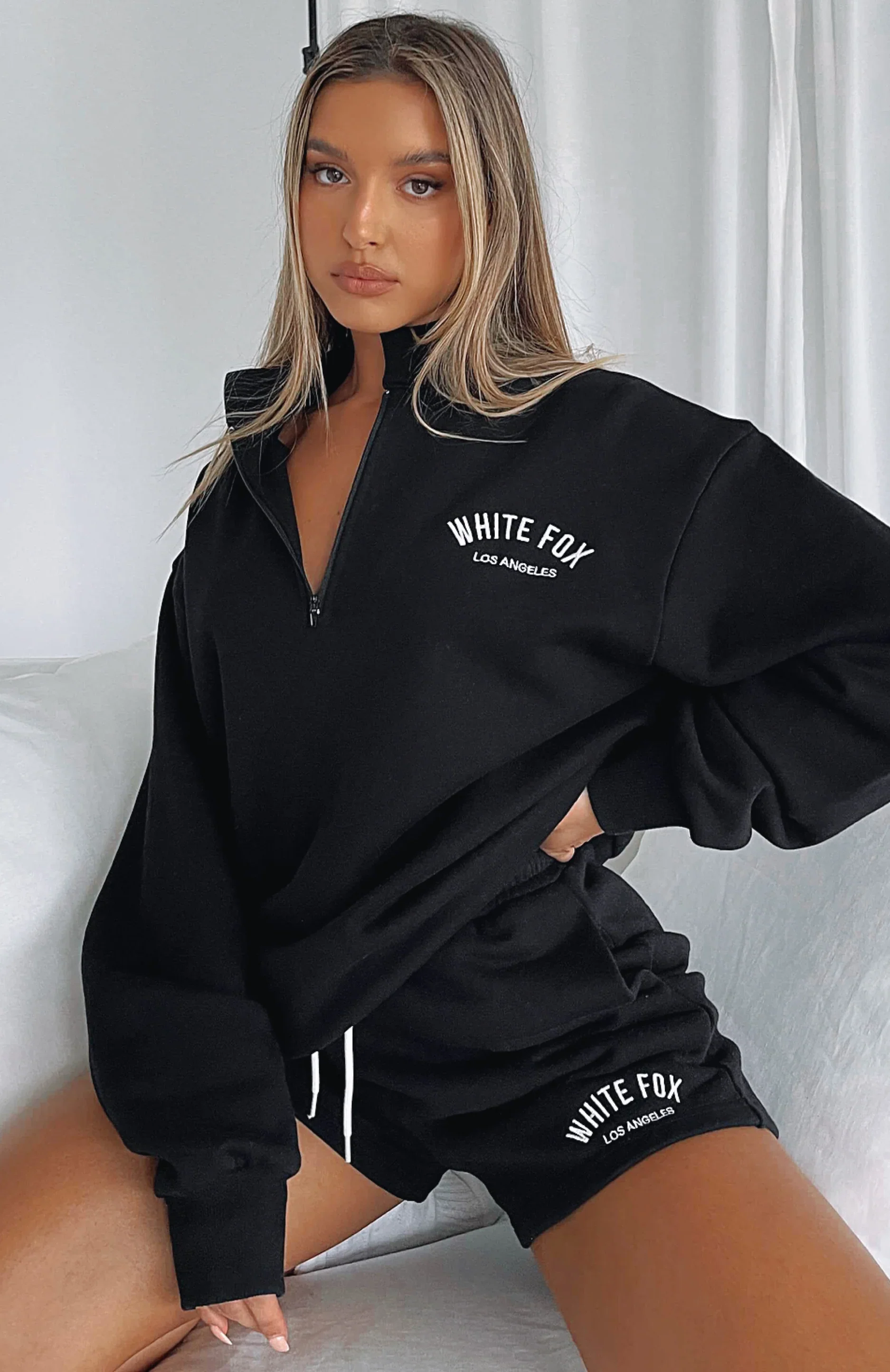 The Highest Demand Zip Front Sweater Black - luluinthesky
