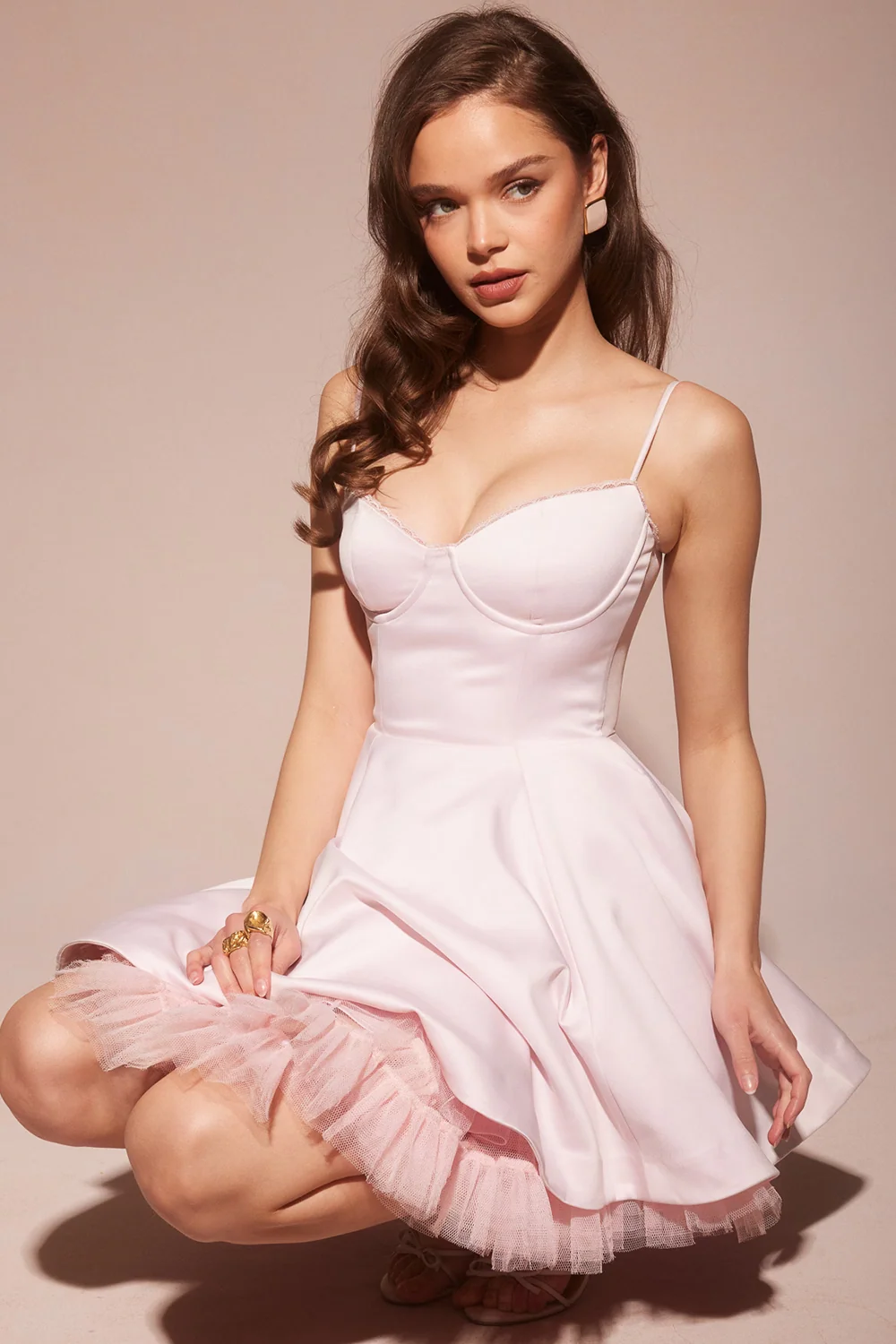 Ballerina Pink Tulle Mini Dress - luluinthesky