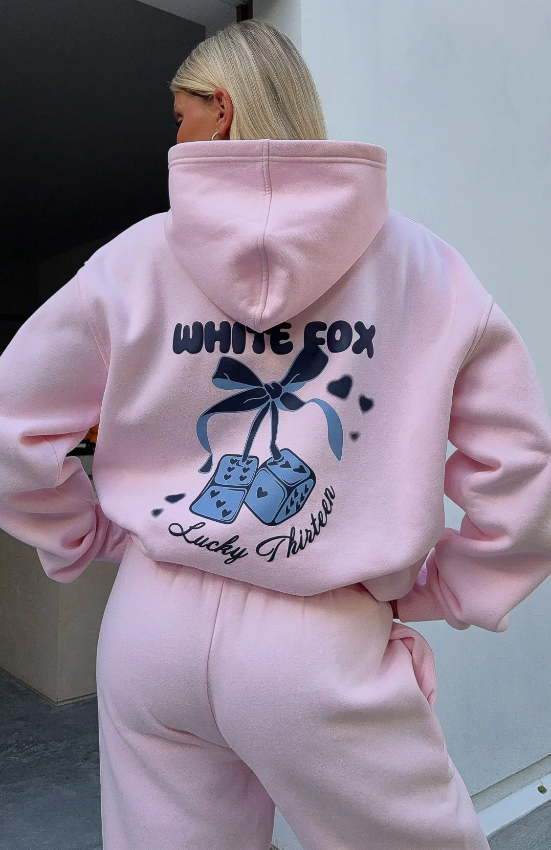 Lucky Thirteen Cheyenne Oversized Hoodie Soft Pink - luluinthesky